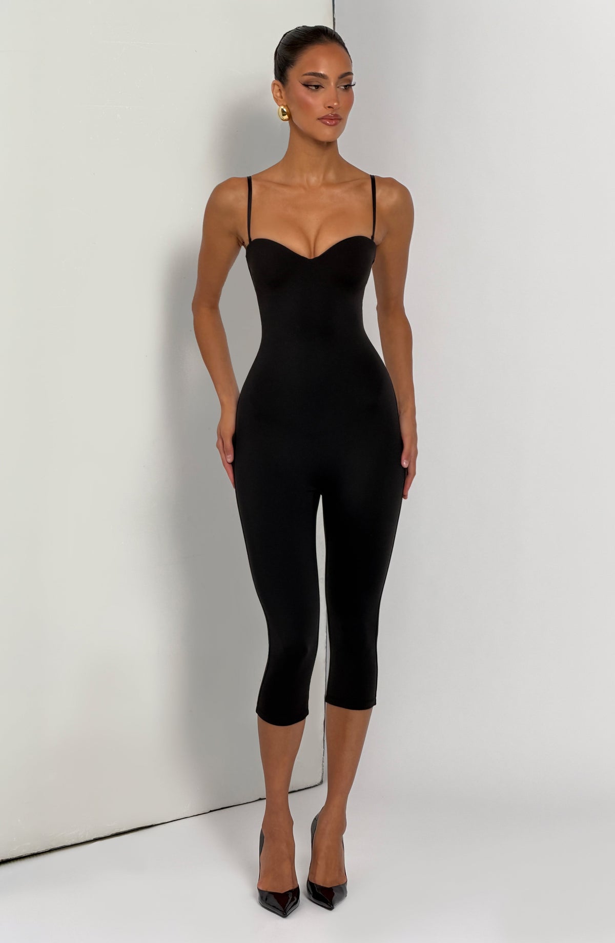 Belavie Torella Capri Jumpsuit - Black