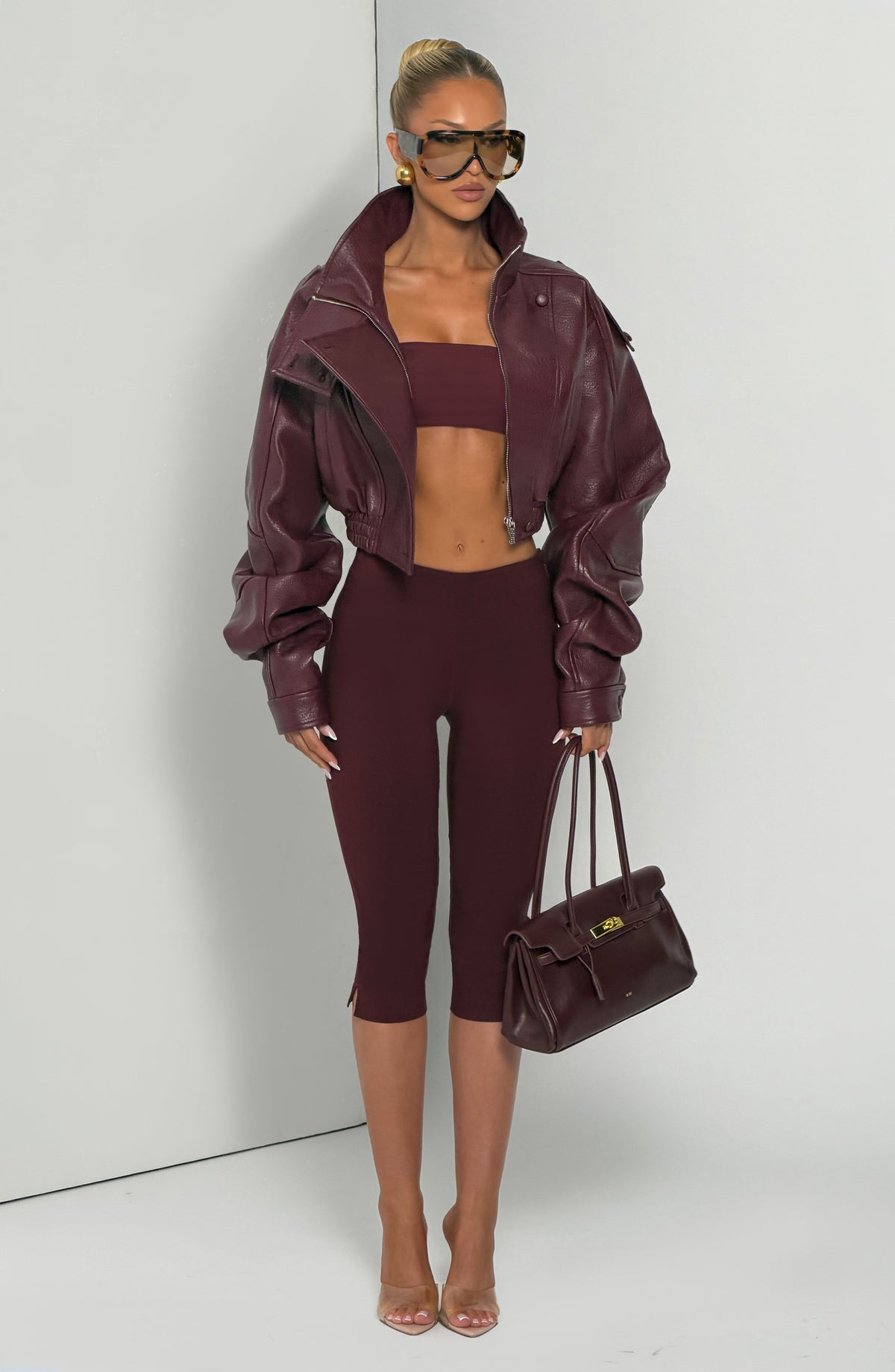 Belavie Simia Top - Cherry Lacquer