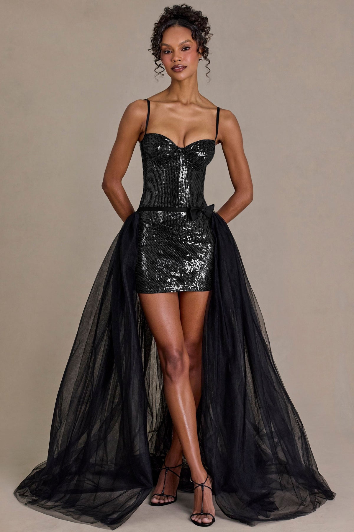 Belavie Tulle Skirt in Black
