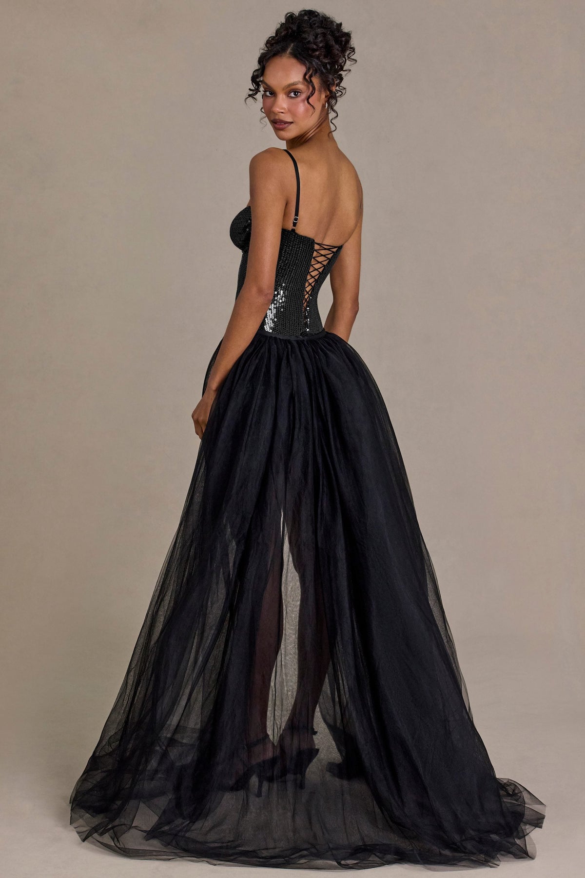 Belavie Tulle Skirt in Black