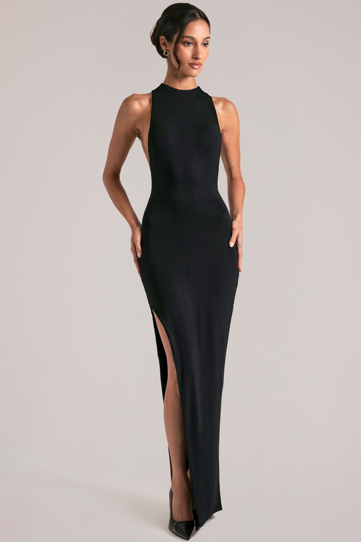 Belavie Sleeveless Maxi Dress in Black