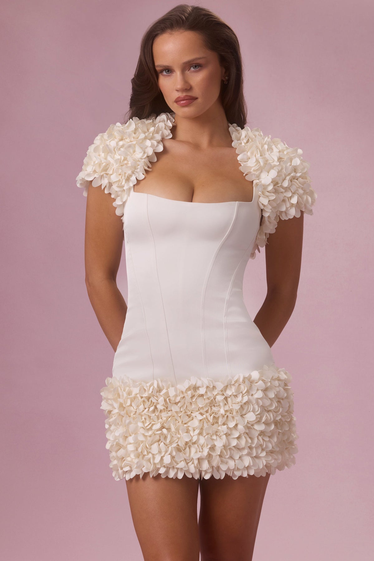 Belavie Sorette Cropped Bolero in Pearl