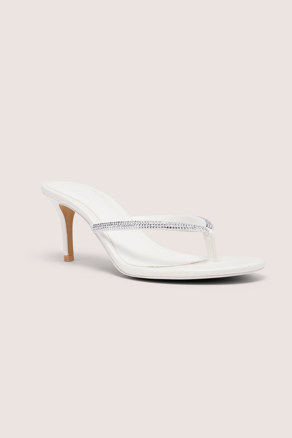 Belavie Coce Heeled Sandal in White