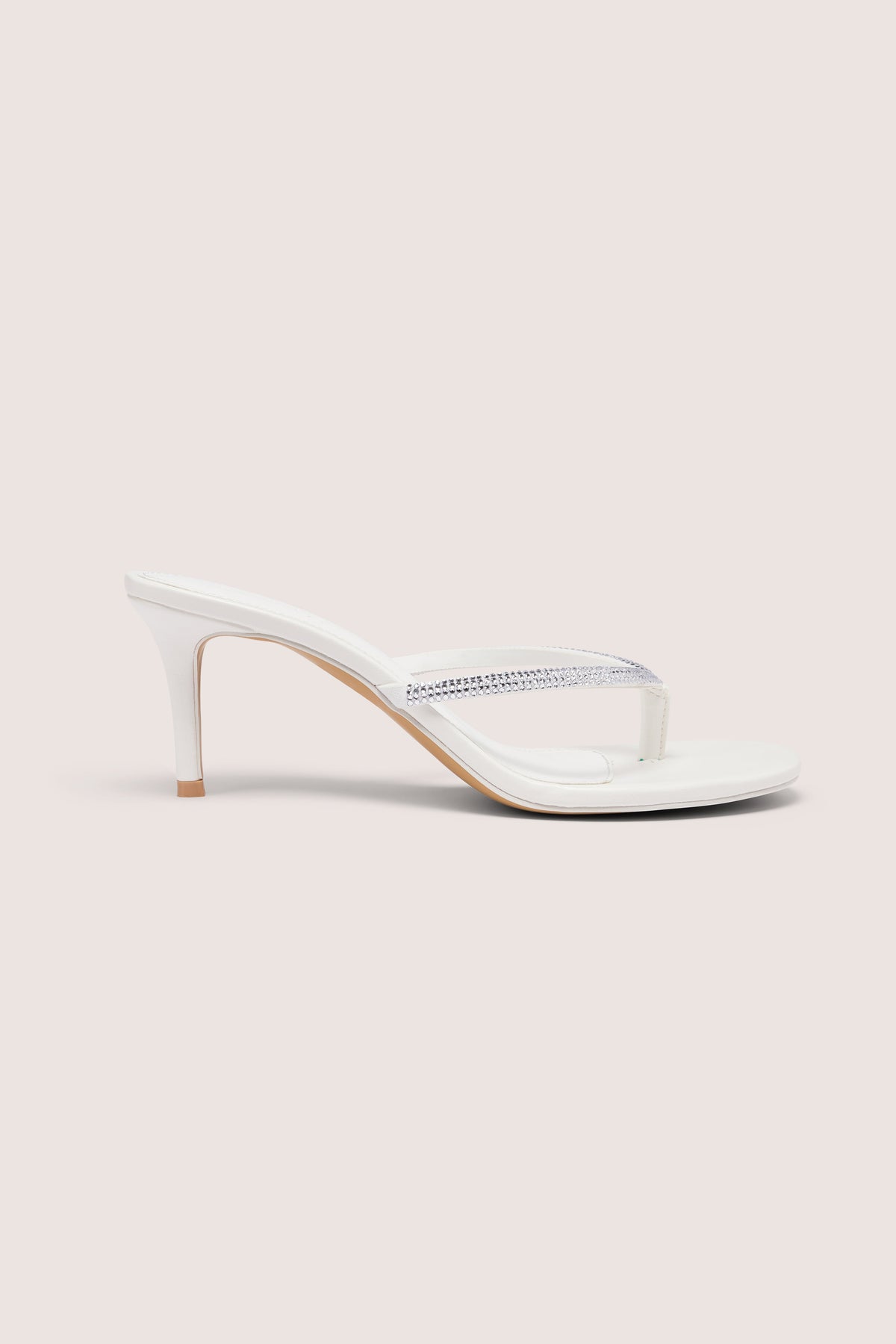 Belavie Coce Heeled Sandal in White
