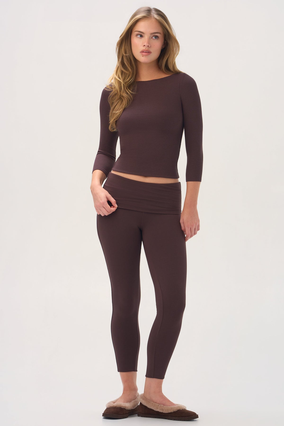 Belavie 7/8 Leggings in Espresso