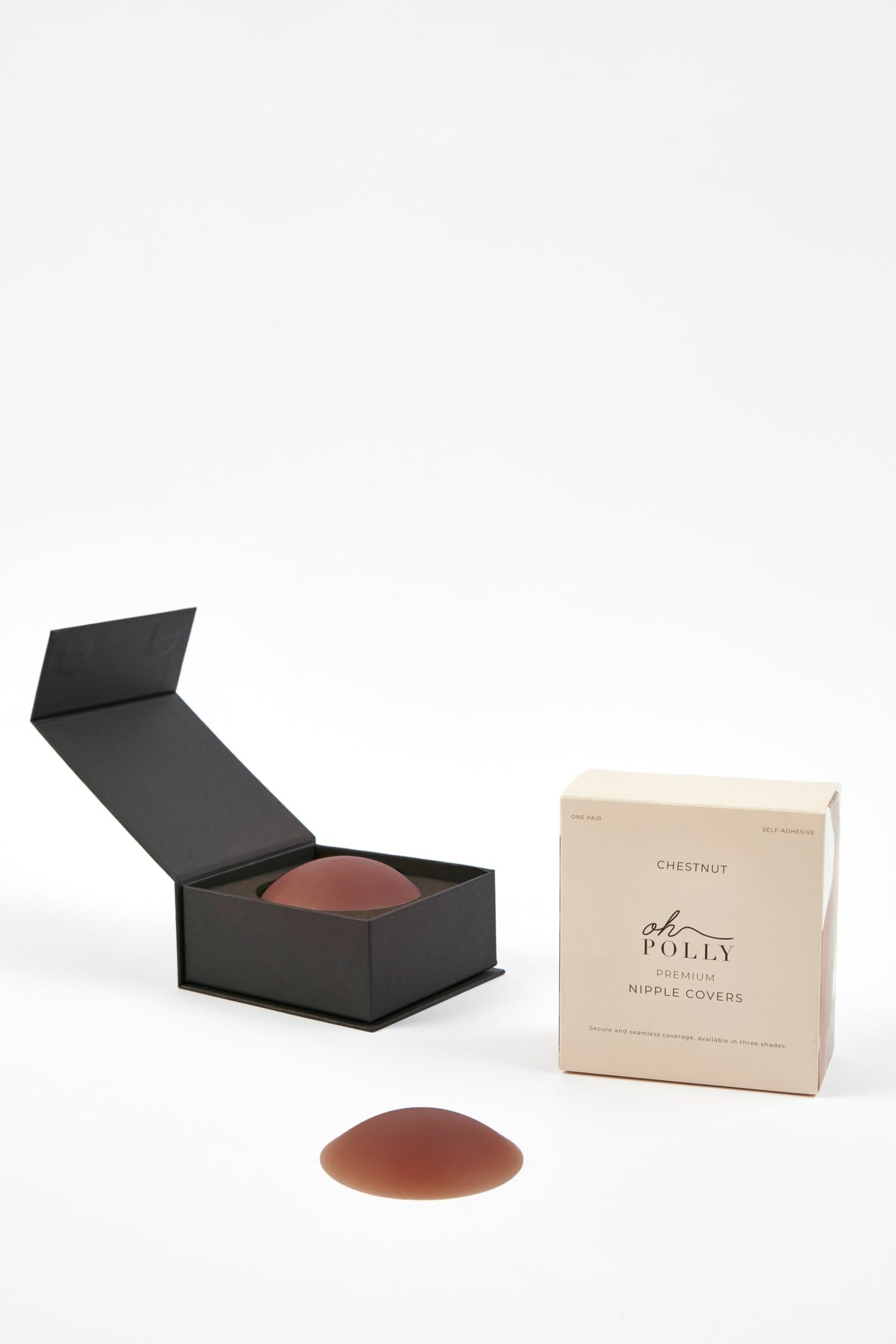 Belavie Reusable Silicone Nipple Covers in Chestnut