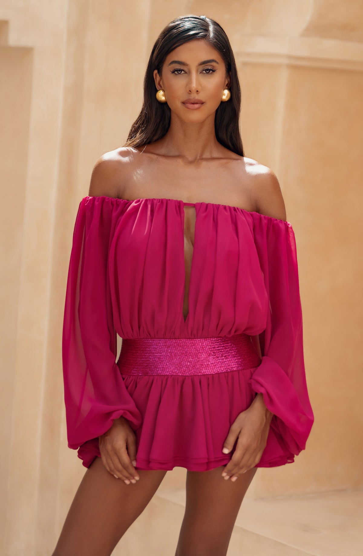 Belavie Dejella Playsuit - Raspberry