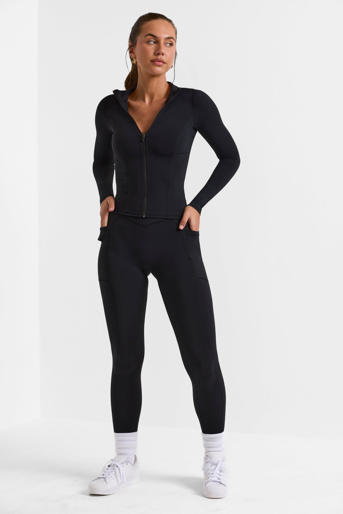 Belavie Advantaga Soft Active Full-Length Leggings in Black