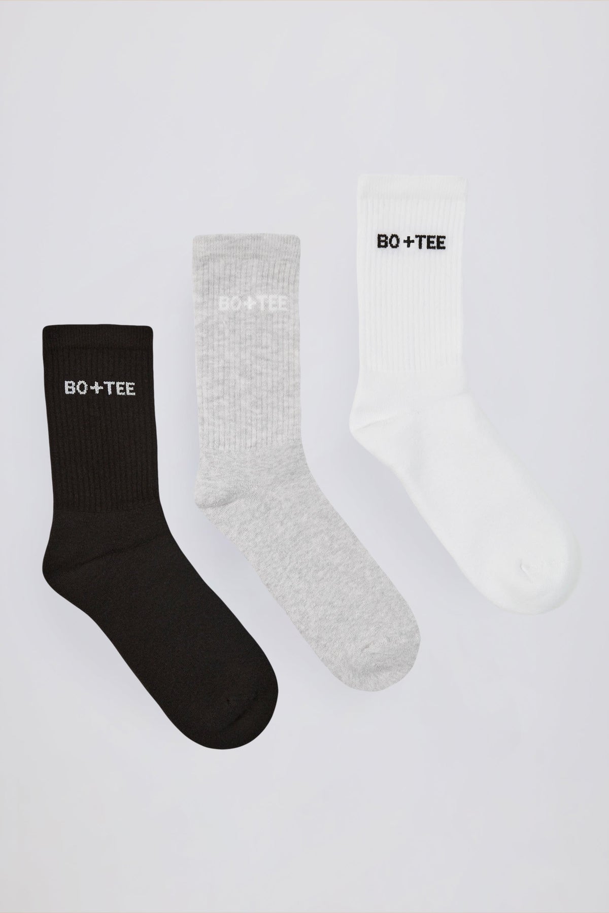 Belavie Ribbed Crew Sock Bundle in Multi