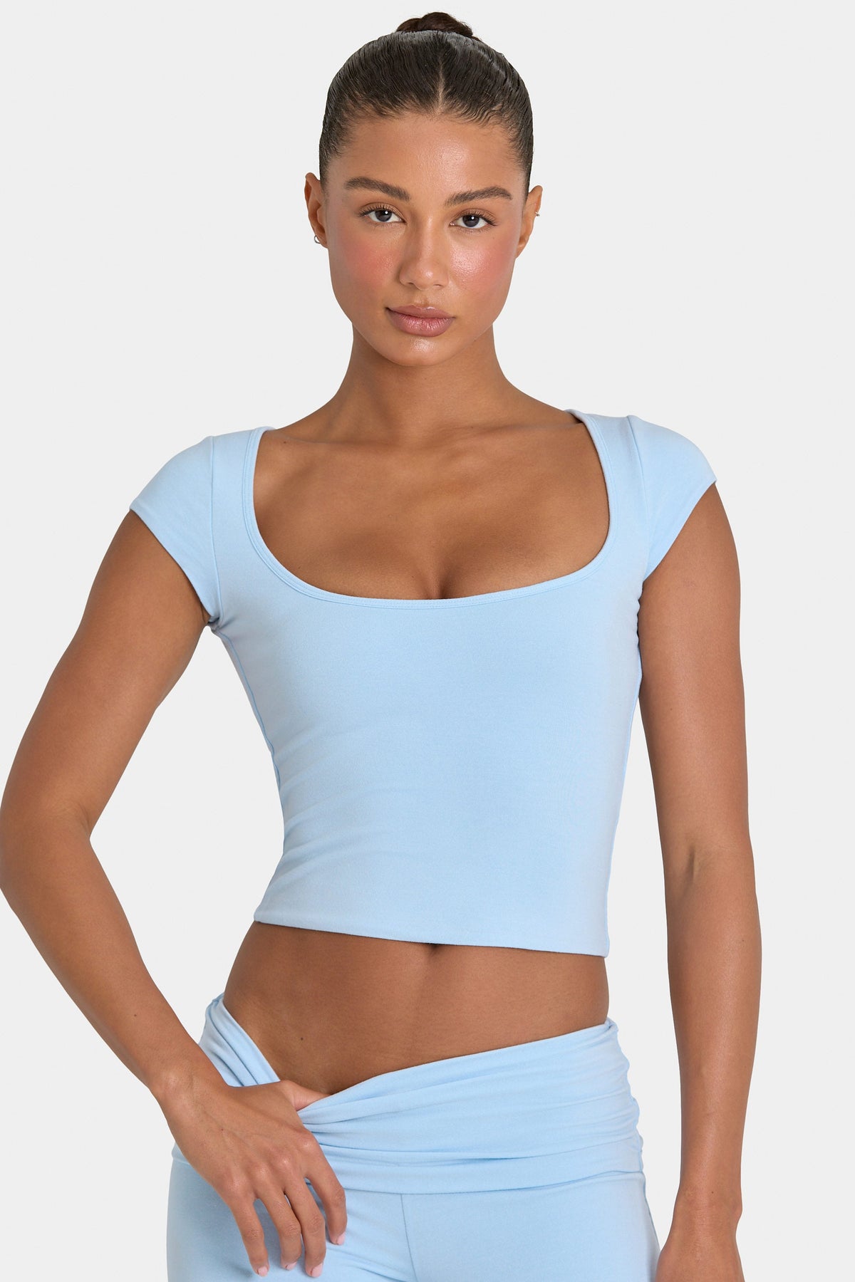 Belavie Crop Top in Sky