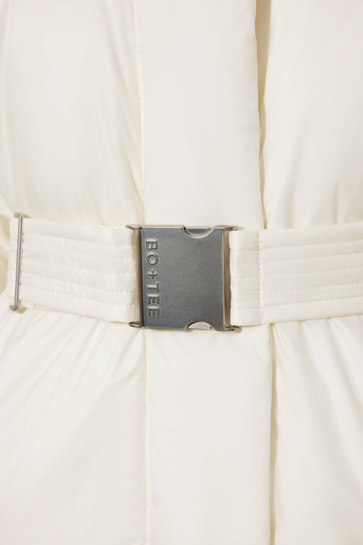 Belavie Waterproof Belted Oversized Ski Jacket in Ice