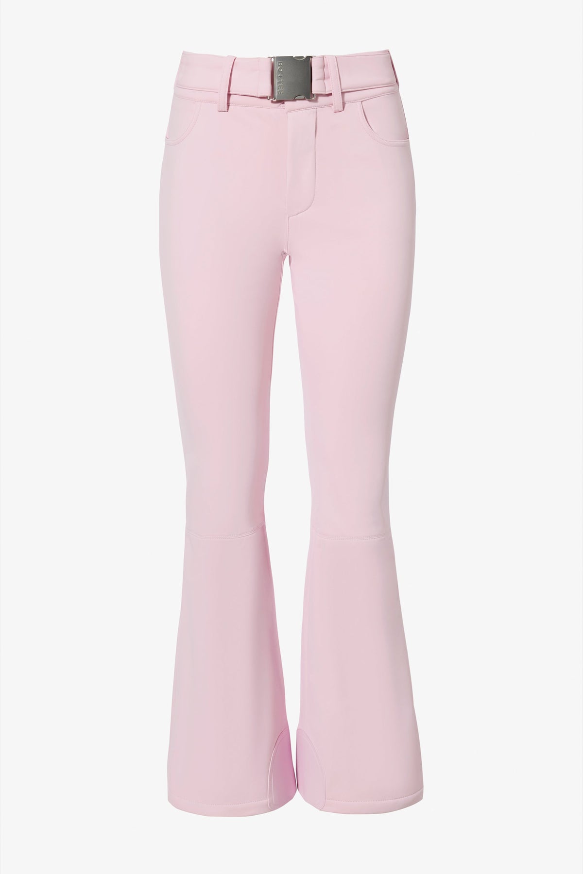 Belavie Waterproof Belted Ski Salopettes in Powder Pink