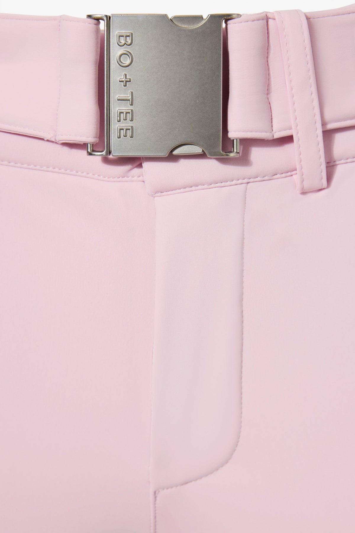 Belavie Waterproof Belted Ski Salopettes in Powder Pink