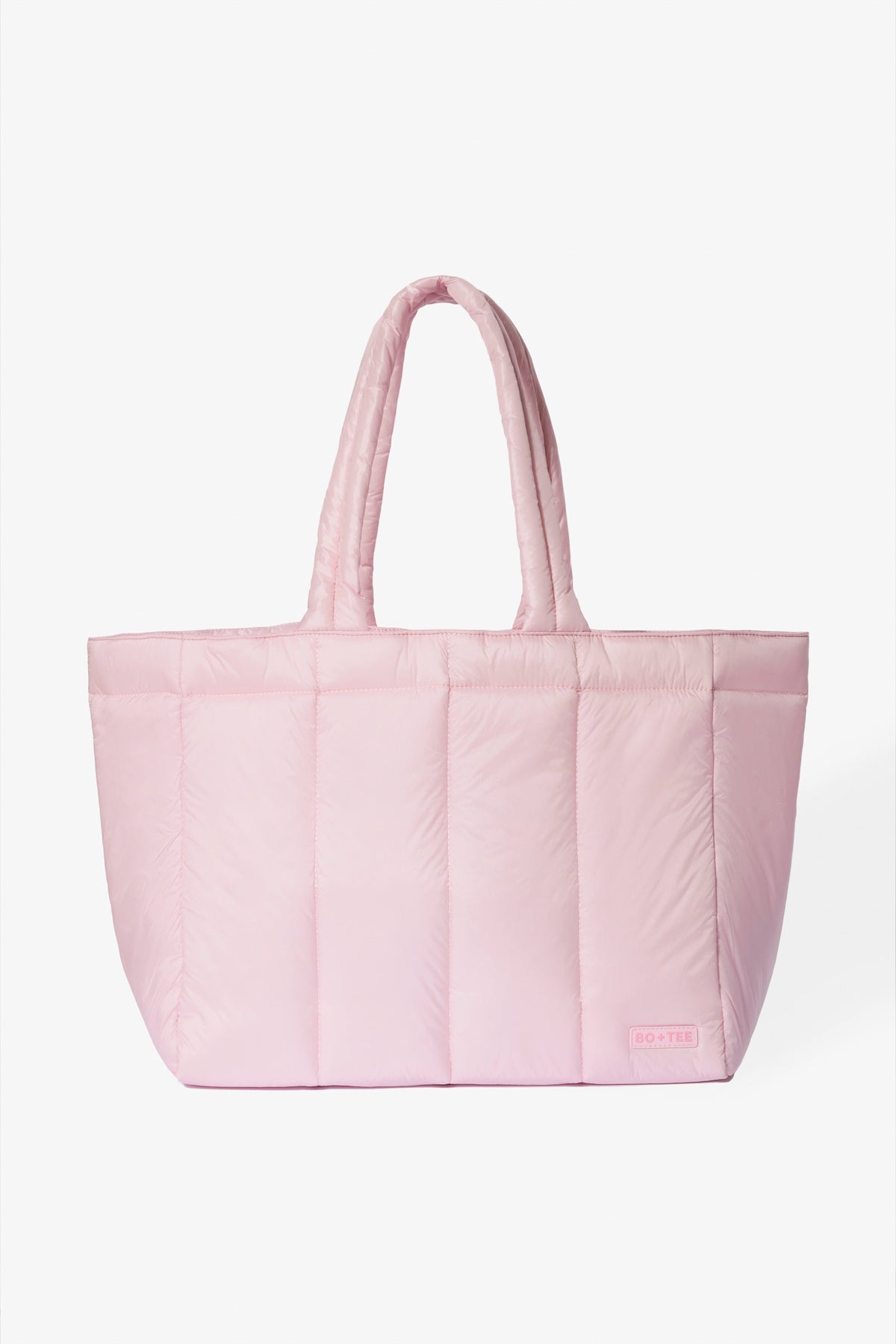 Belavie Waterproof Puffer Tote Bag in Powder Pink