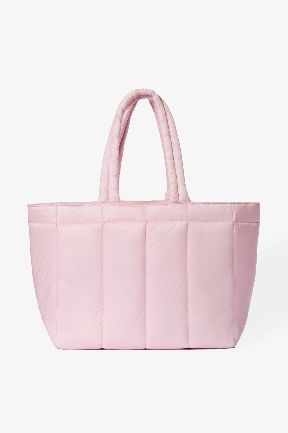 Belavie Waterproof Puffer Tote Bag in Powder Pink