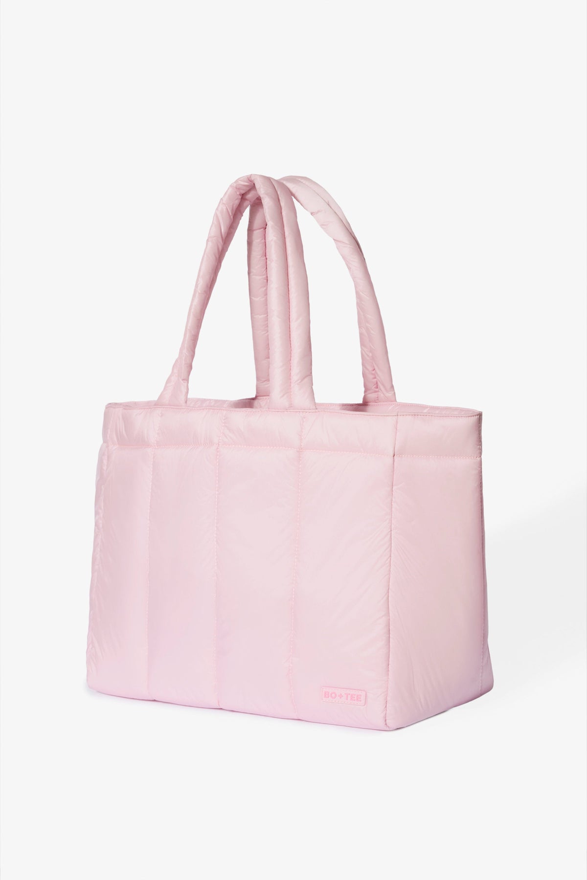 Belavie Waterproof Puffer Tote Bag in Powder Pink