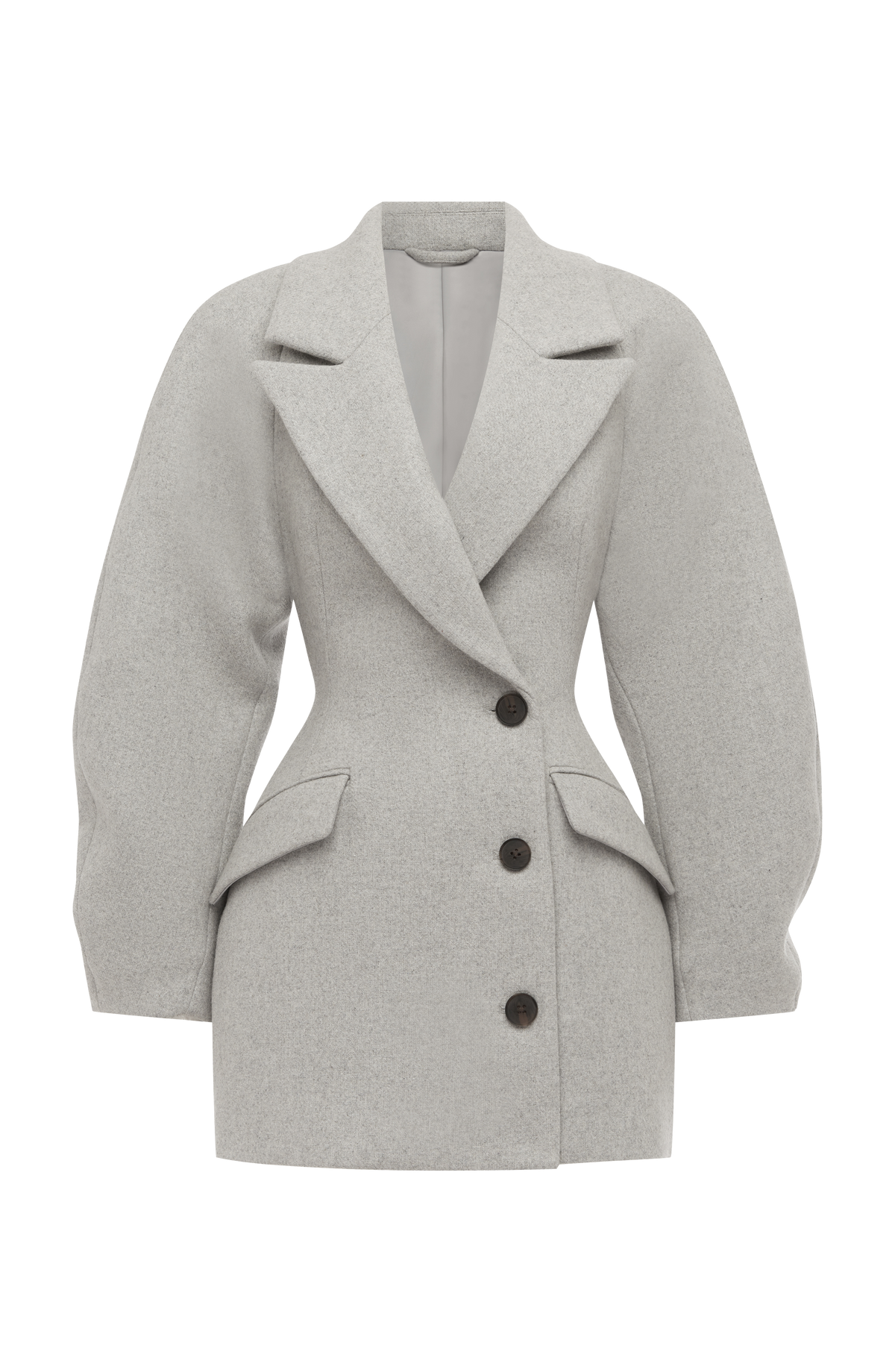 Belavie Dylanne Blazer Dress - Light Grey