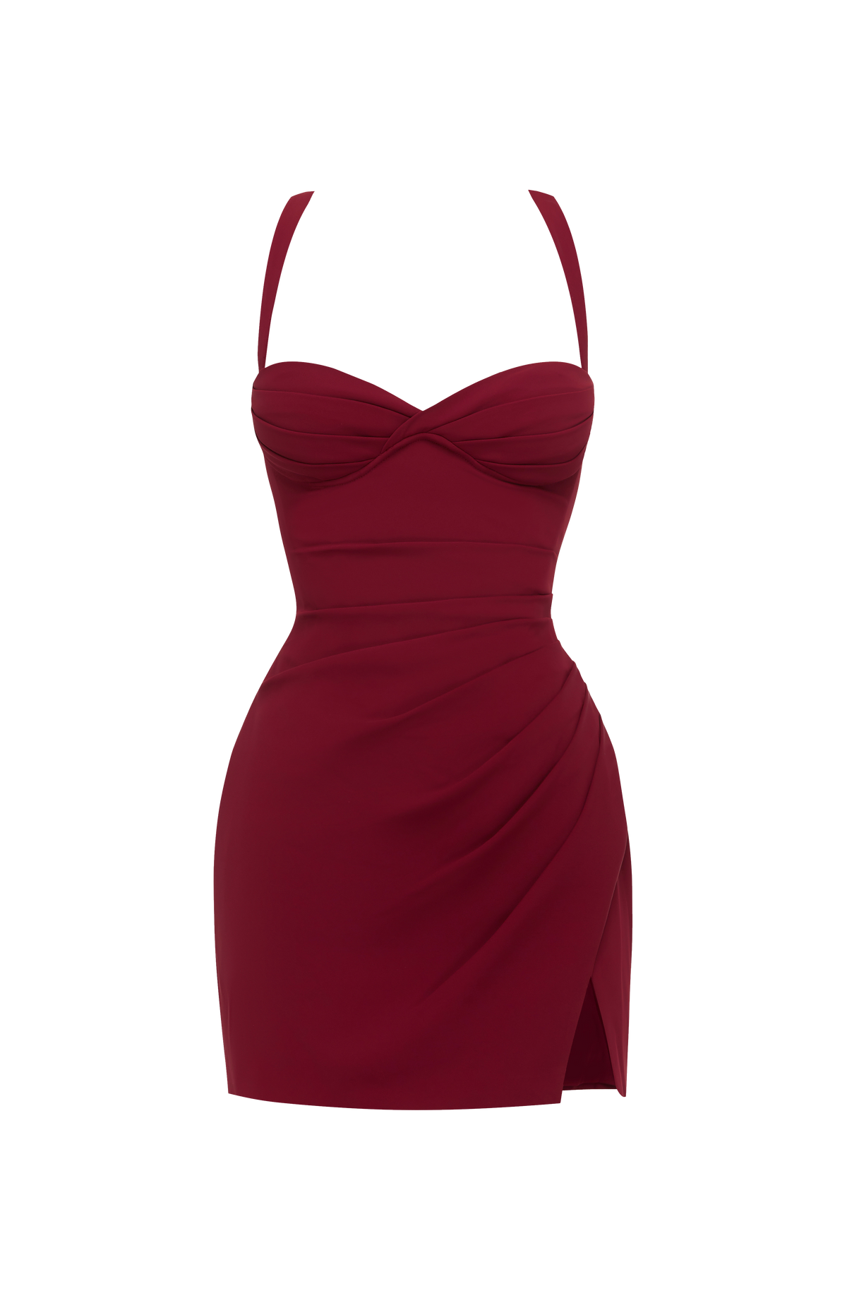 Belavie Everettella Mini Dress - Burgundy