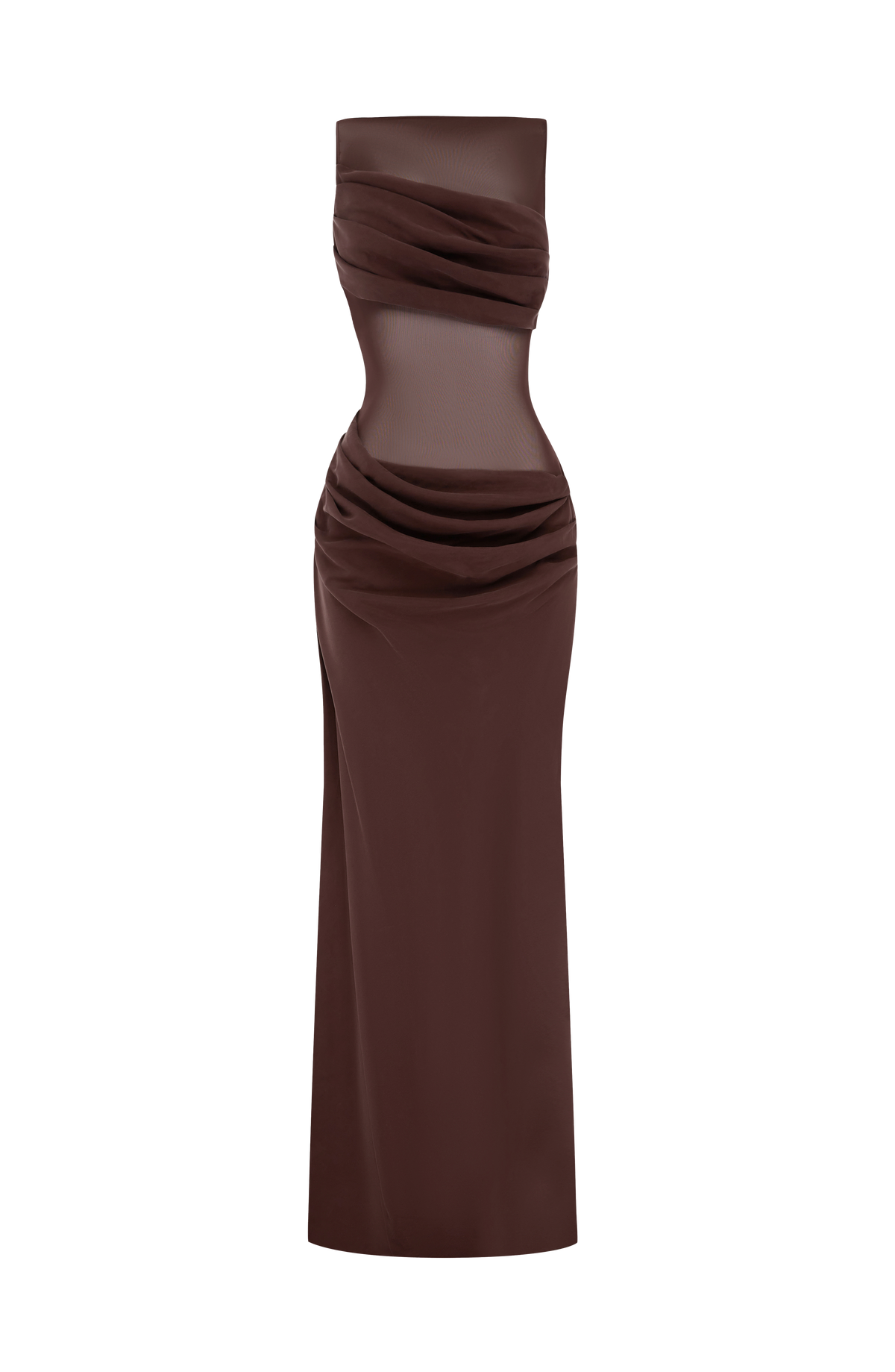 Belavie Gracelynne Maxi Dress - Plum Brown