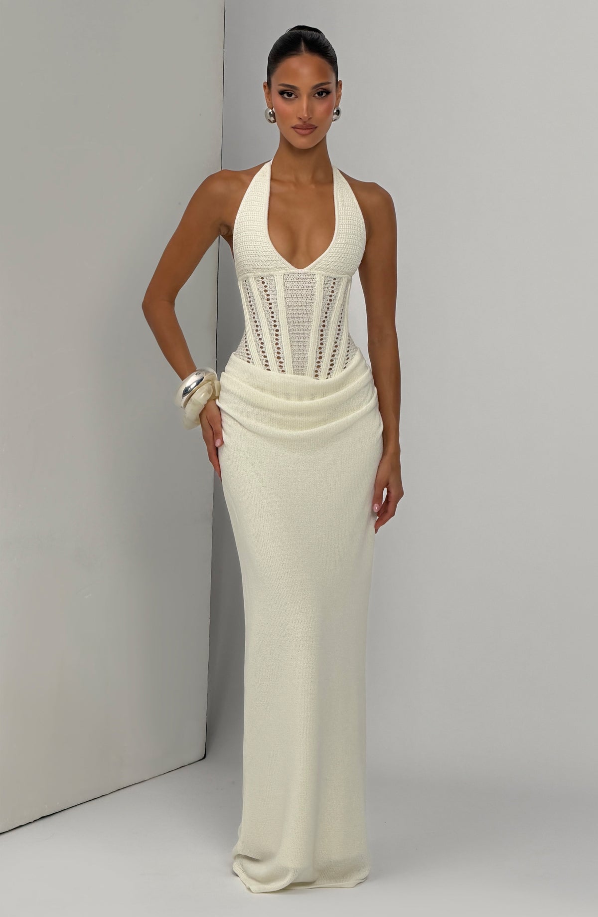 Belavie Neekella Maxi Dress - Ivory