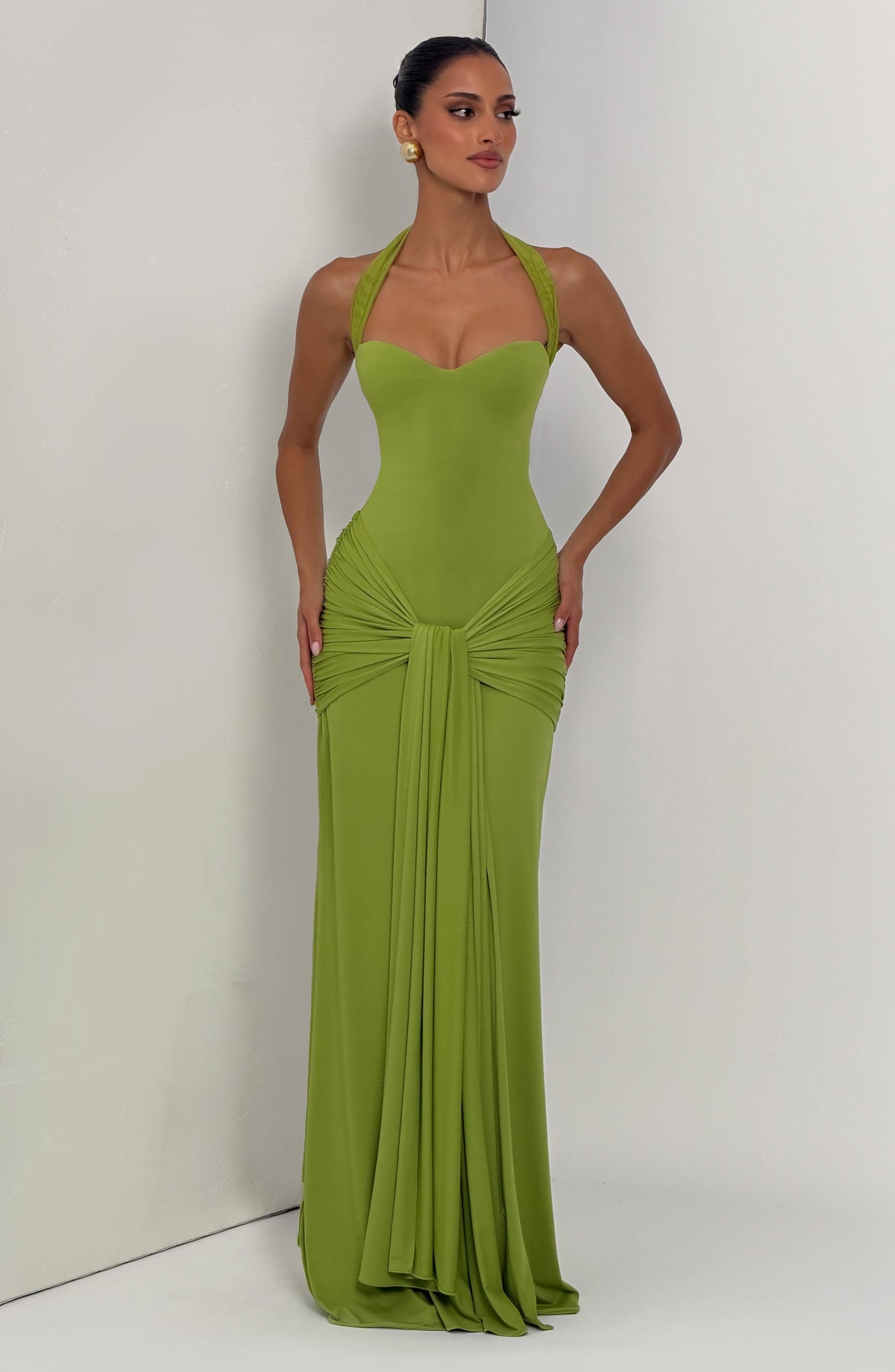 Belavie Giella Maxi Dress - Olive