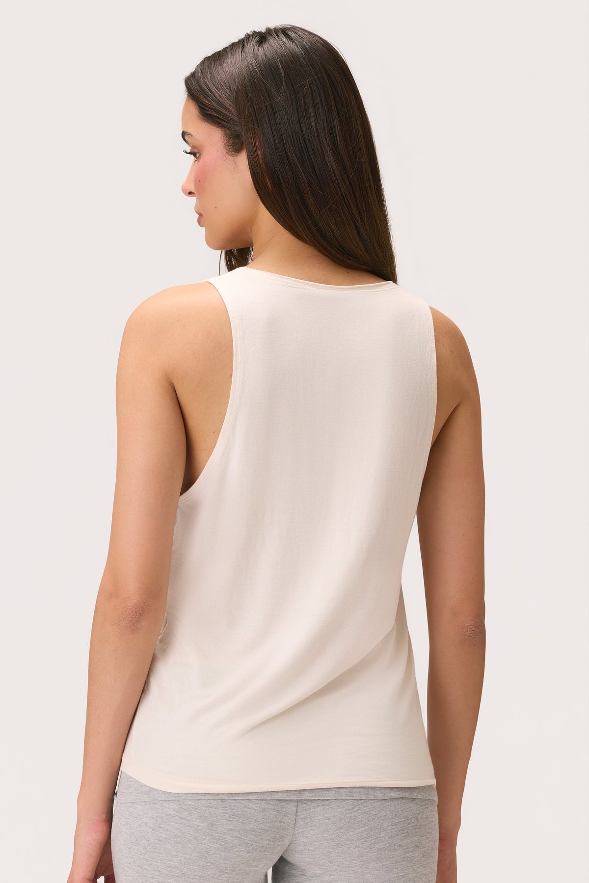 Belavie Slouchy Tank Top in Coconut