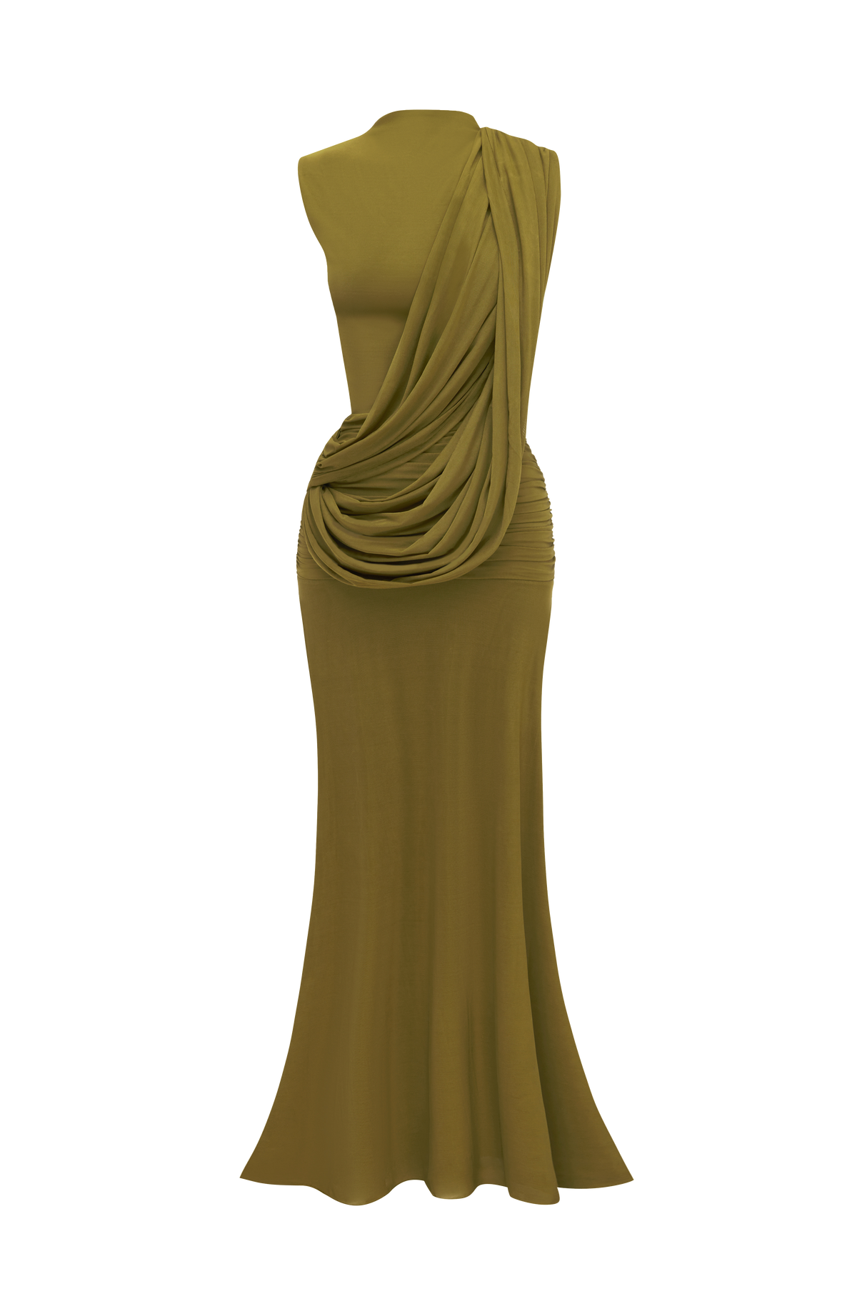 Belavie Mireyella Maxi Dress - Deep Olive