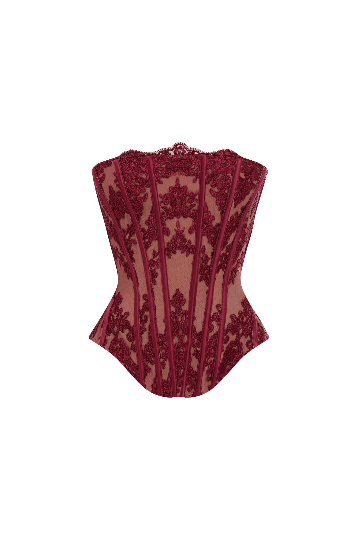 Belavie Narella Corset - Burgundy