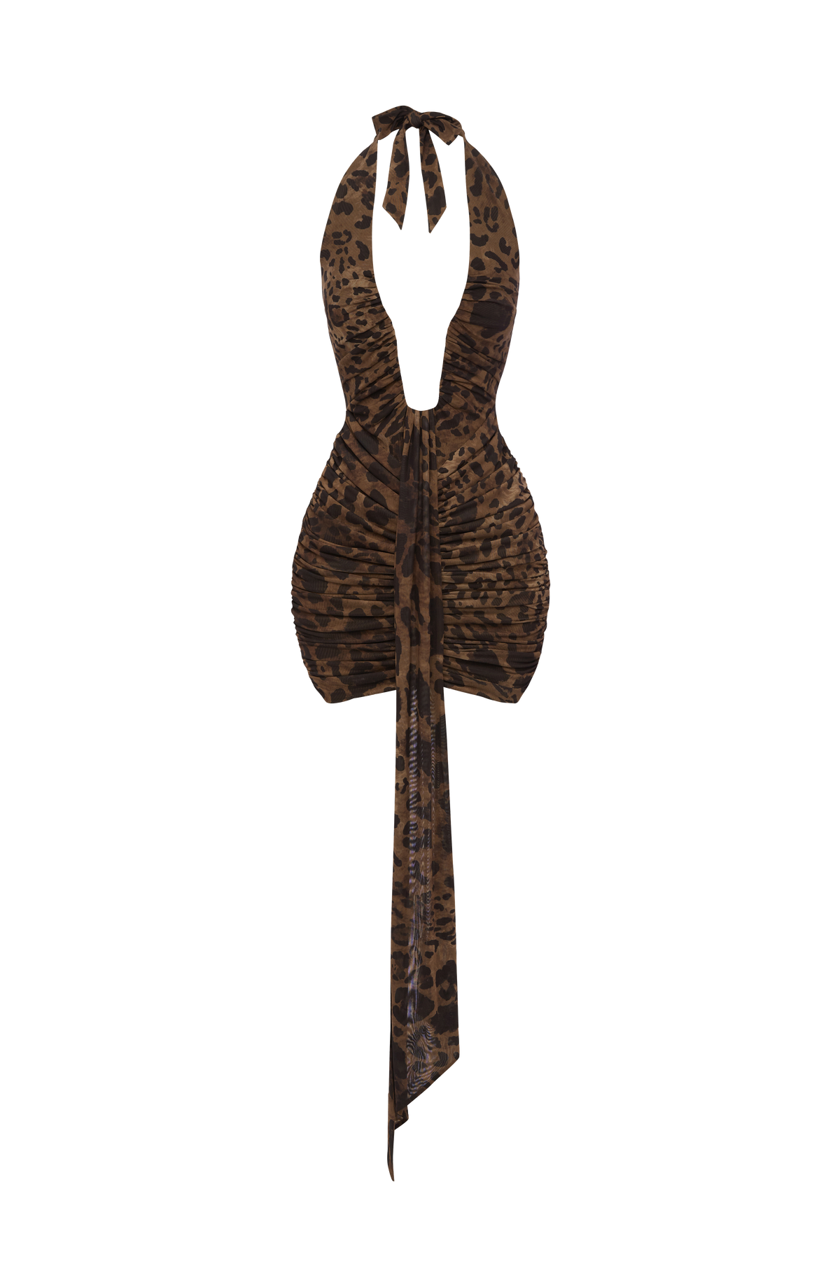 Belavie Rosettella Mini Dress - Leopard Print
