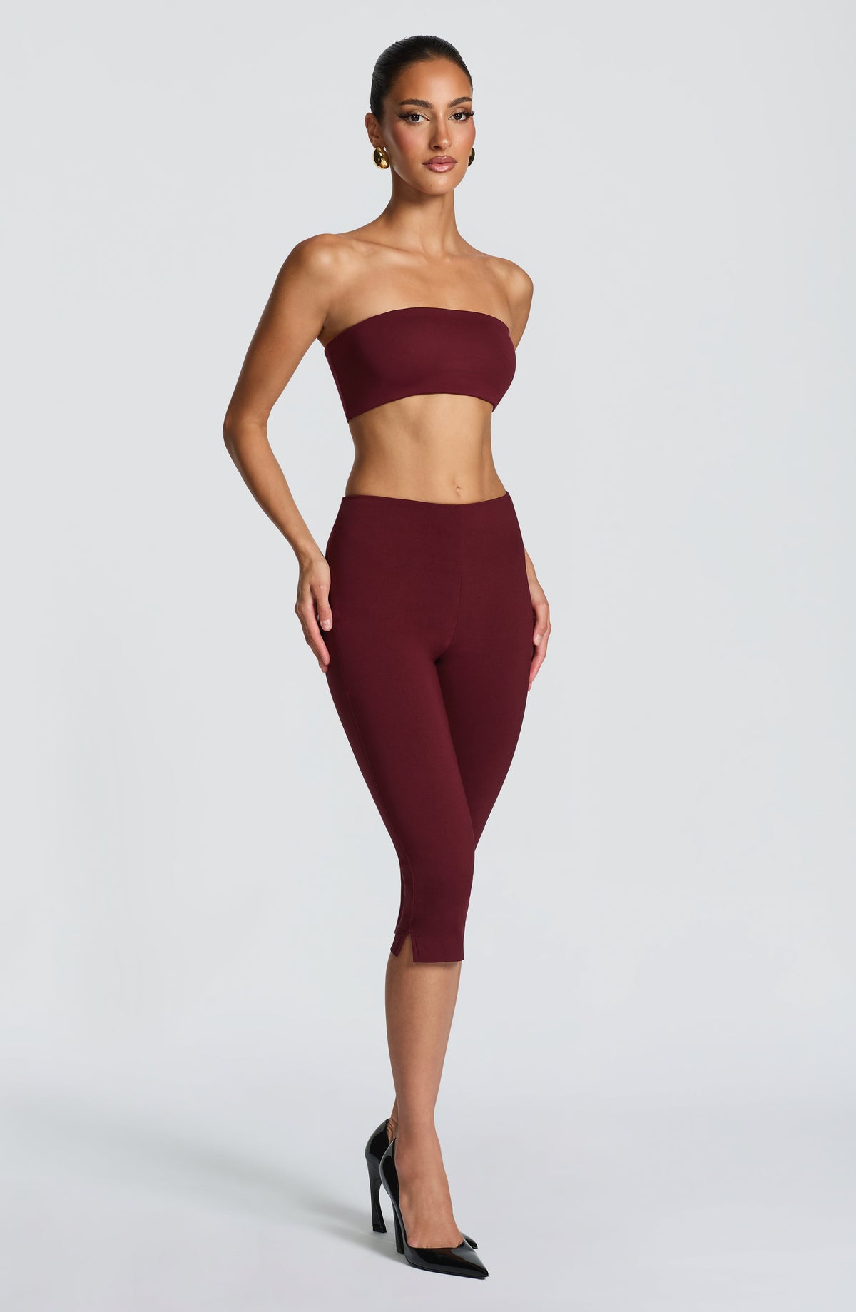 Belavie Simia Top - Cherry Lacquer