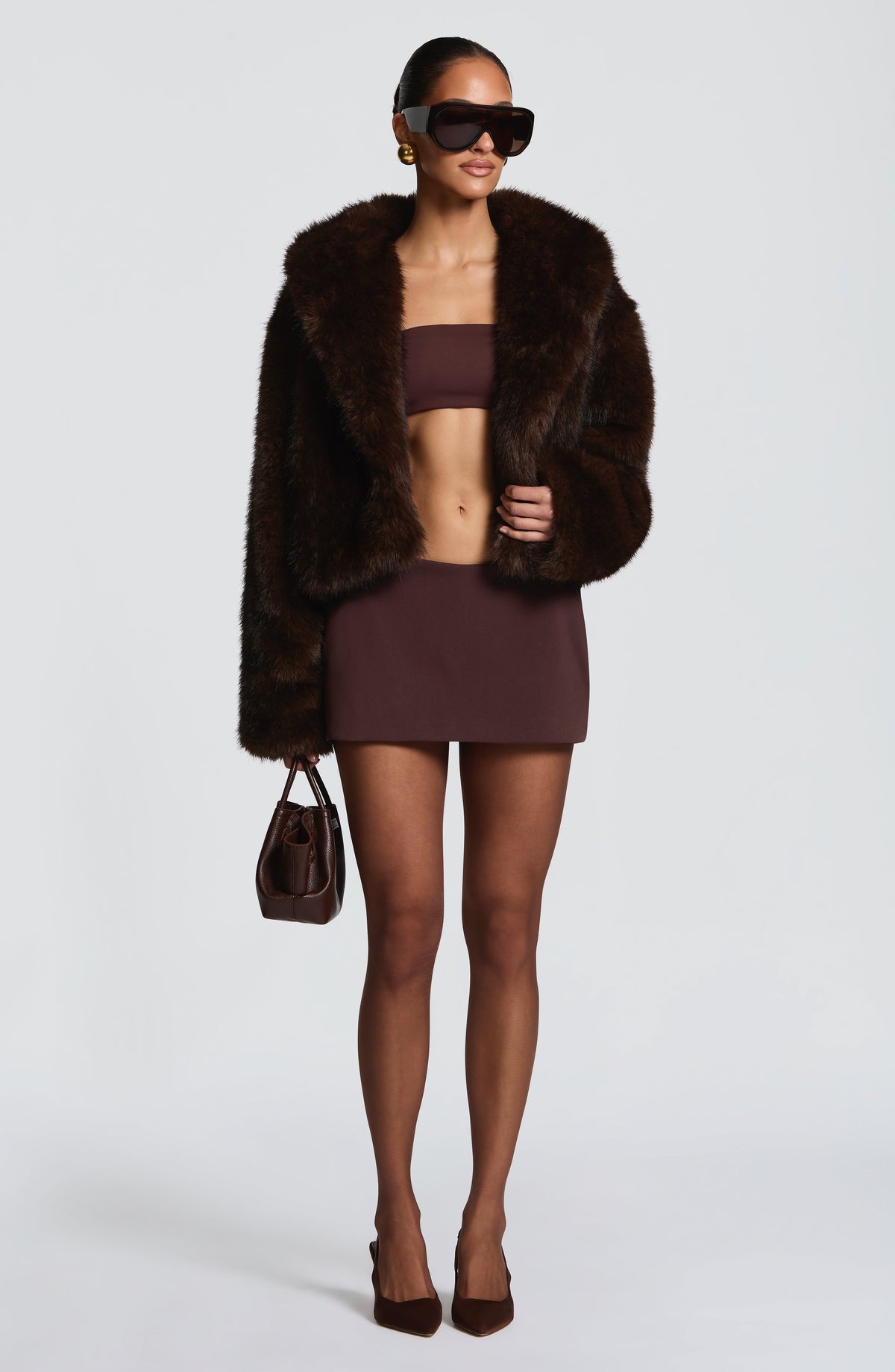 Belavie Minella Coat - Chocolate