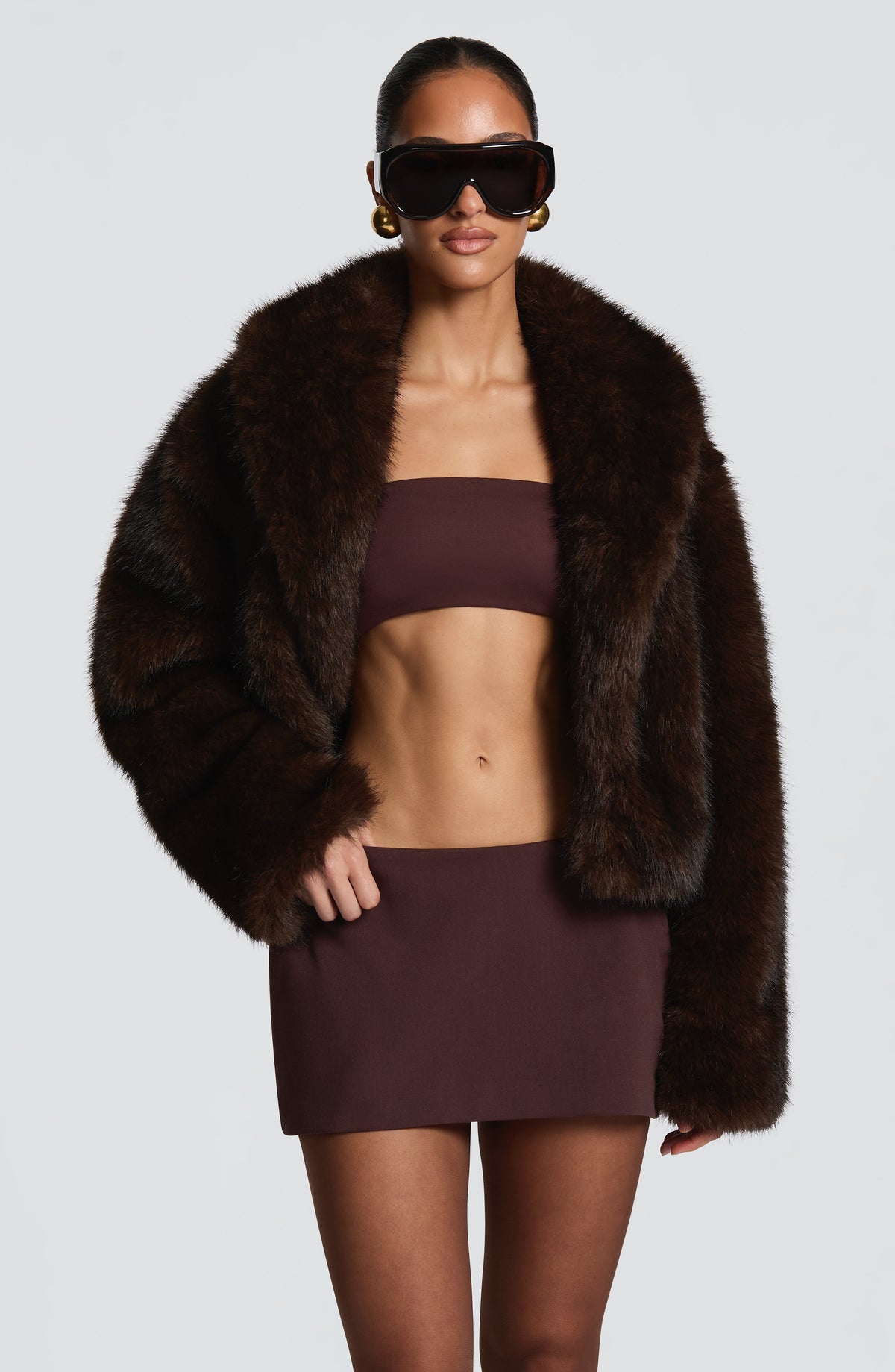Belavie Minella Coat - Chocolate