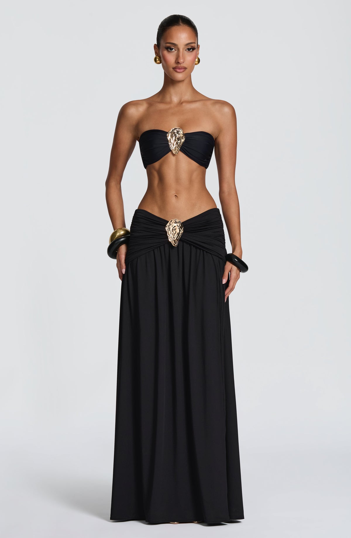 Belavie Madarella Maxi Skirt - Black