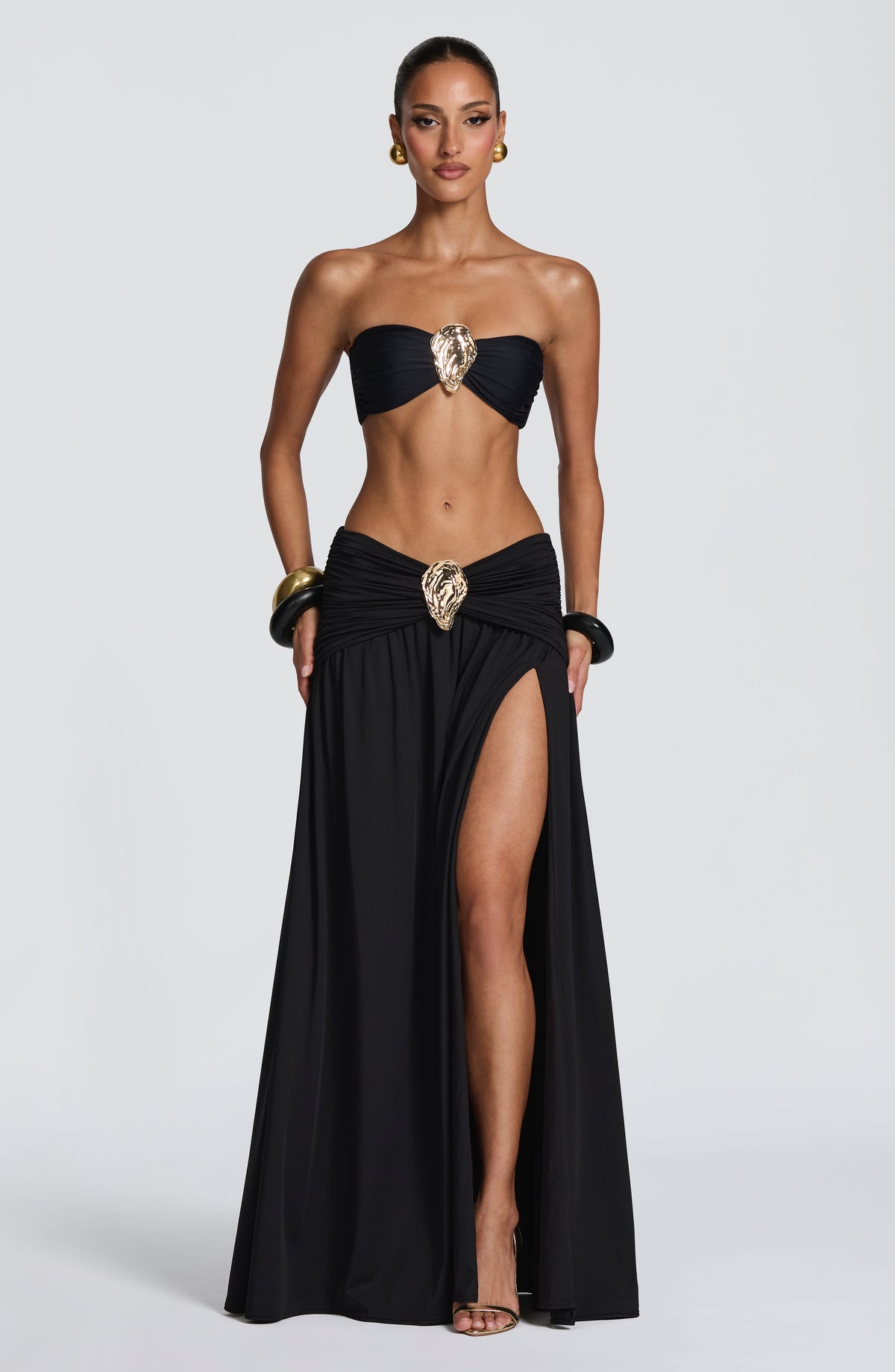 Belavie Madarella Maxi Skirt - Black