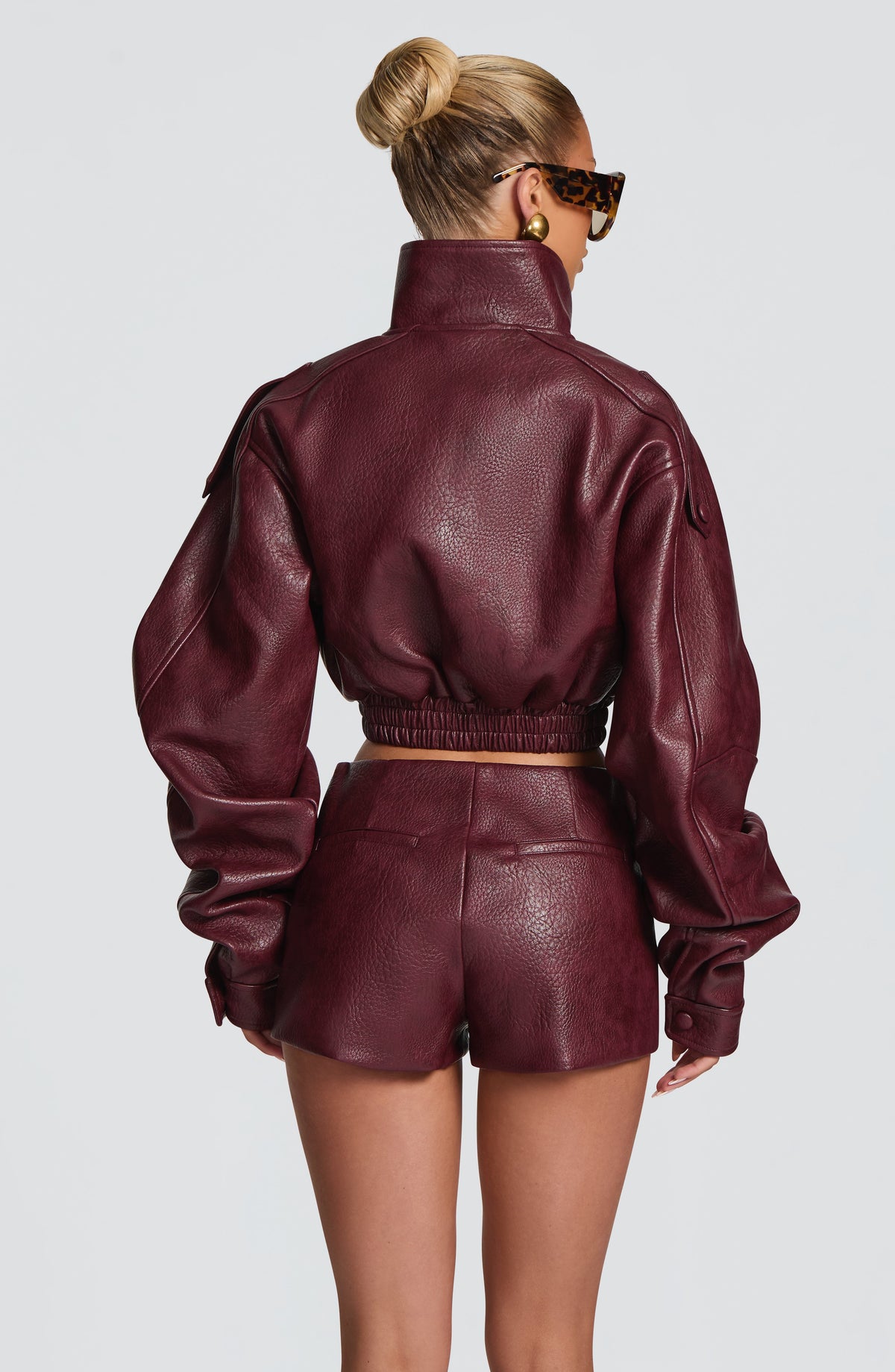Belavie Stepha Shorts - Cherry Lacquer