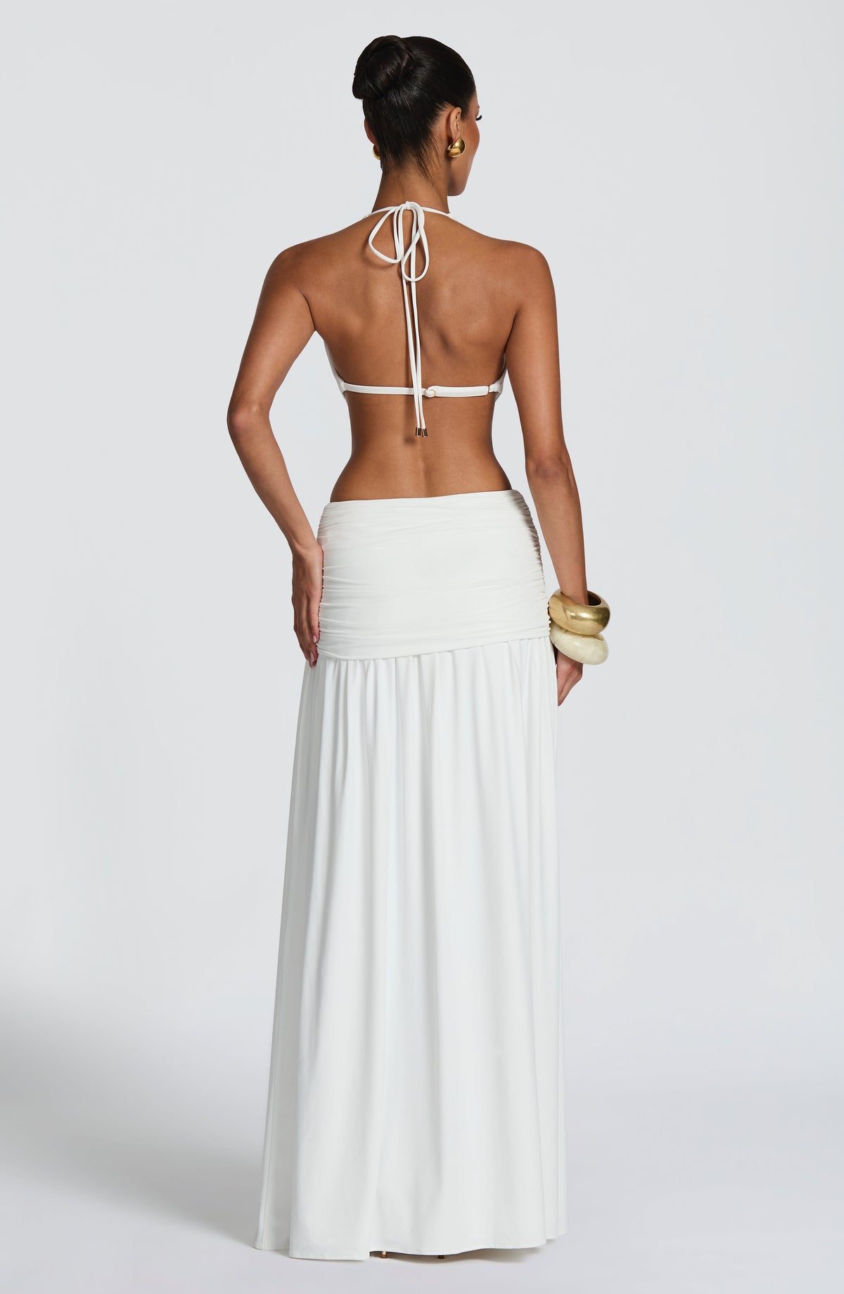 Belavie Madarella Maxi Skirt - White