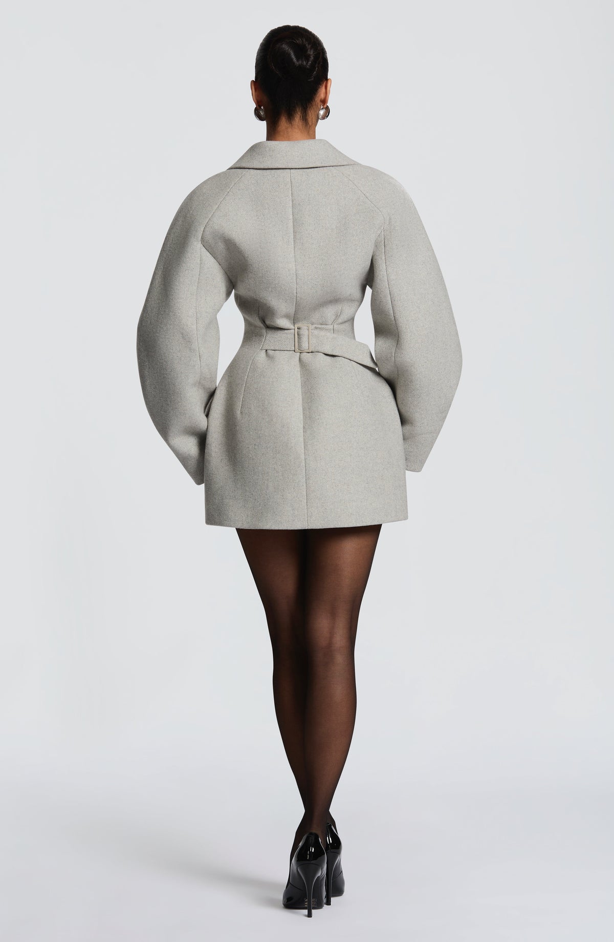 Belavie Dylanne Blazer Dress - Light Grey