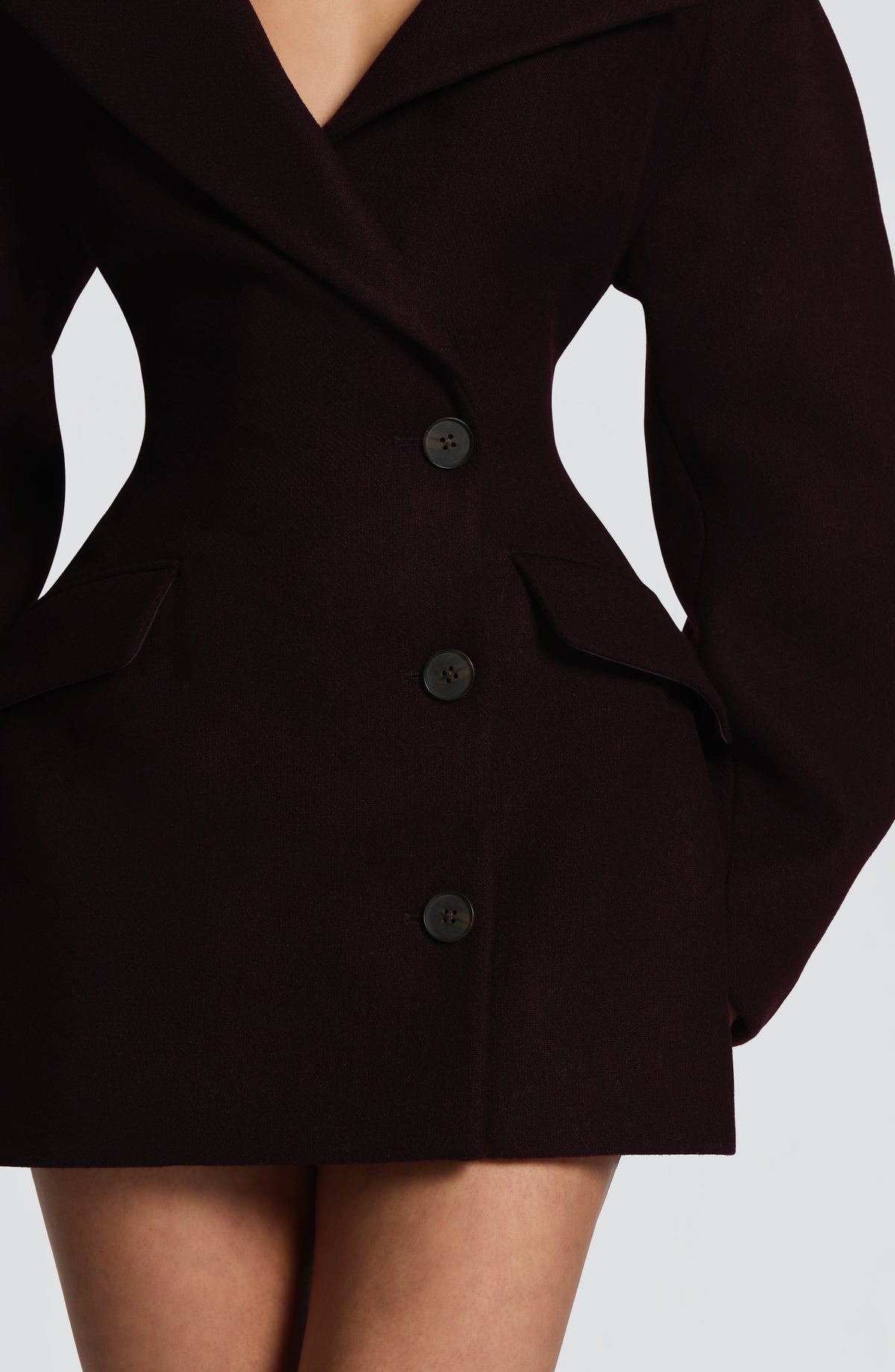 Belavie Dylanne Blazer Dress - Plum