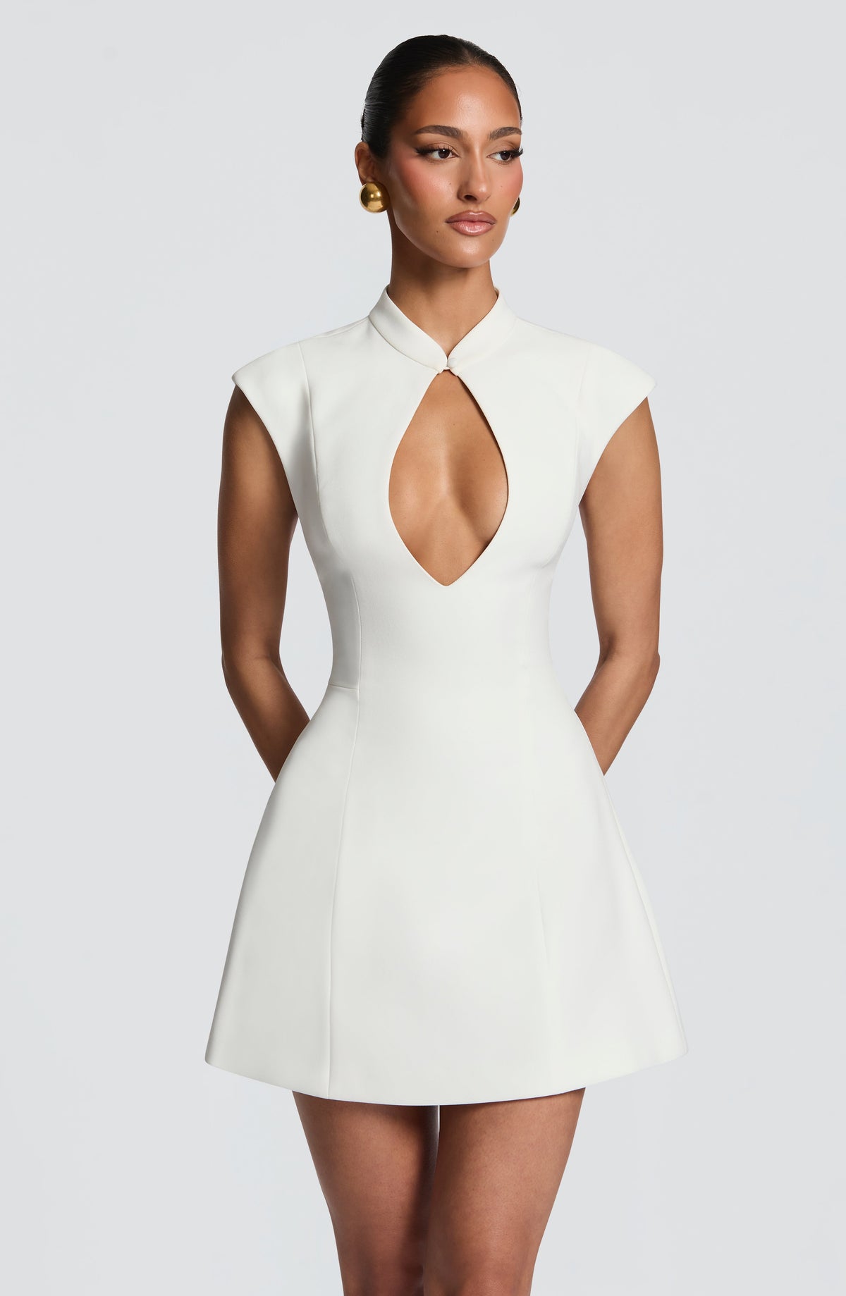 Belavie Sakurella Mini Dress - Ivory