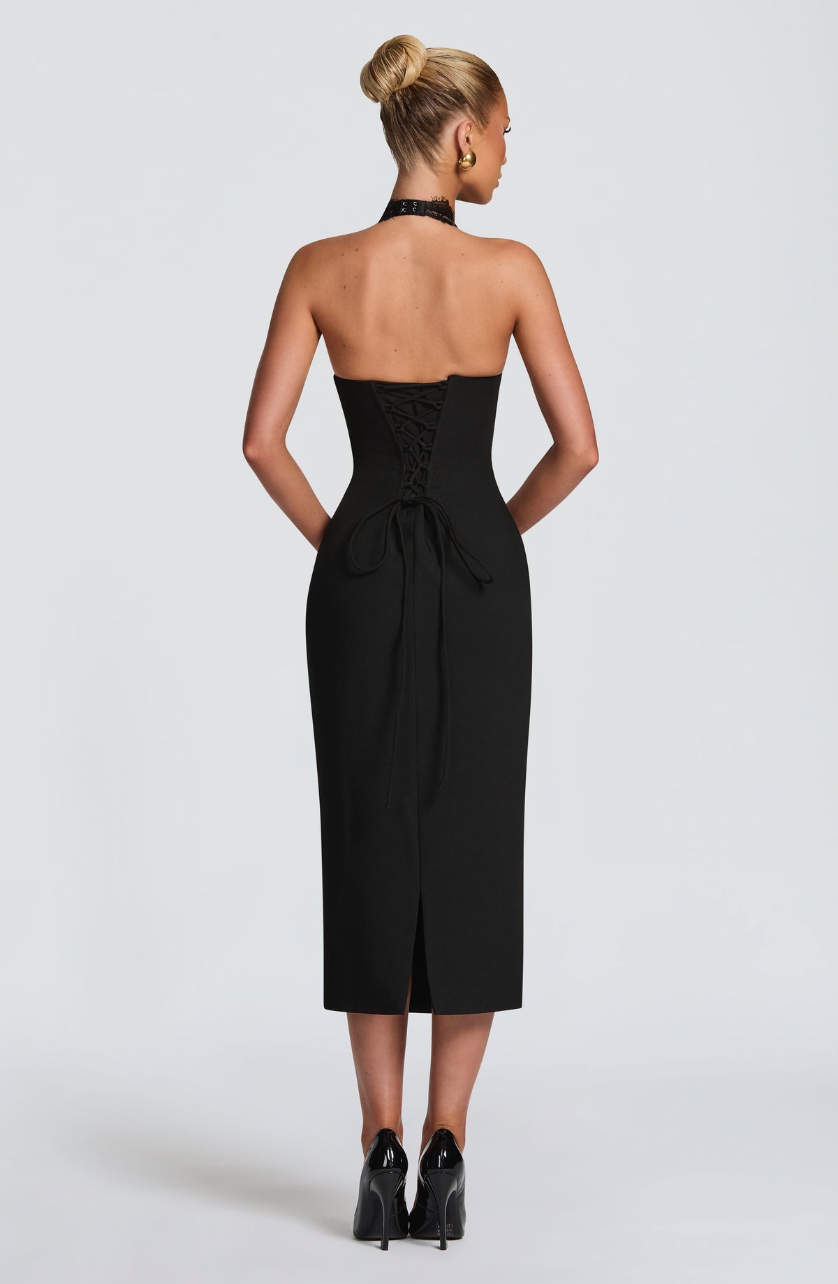 Belavie Fiorenzella Midi Dress - Black
