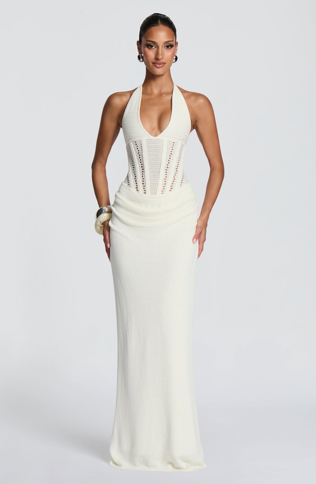 Belavie Neekella Maxi Dress - Ivory