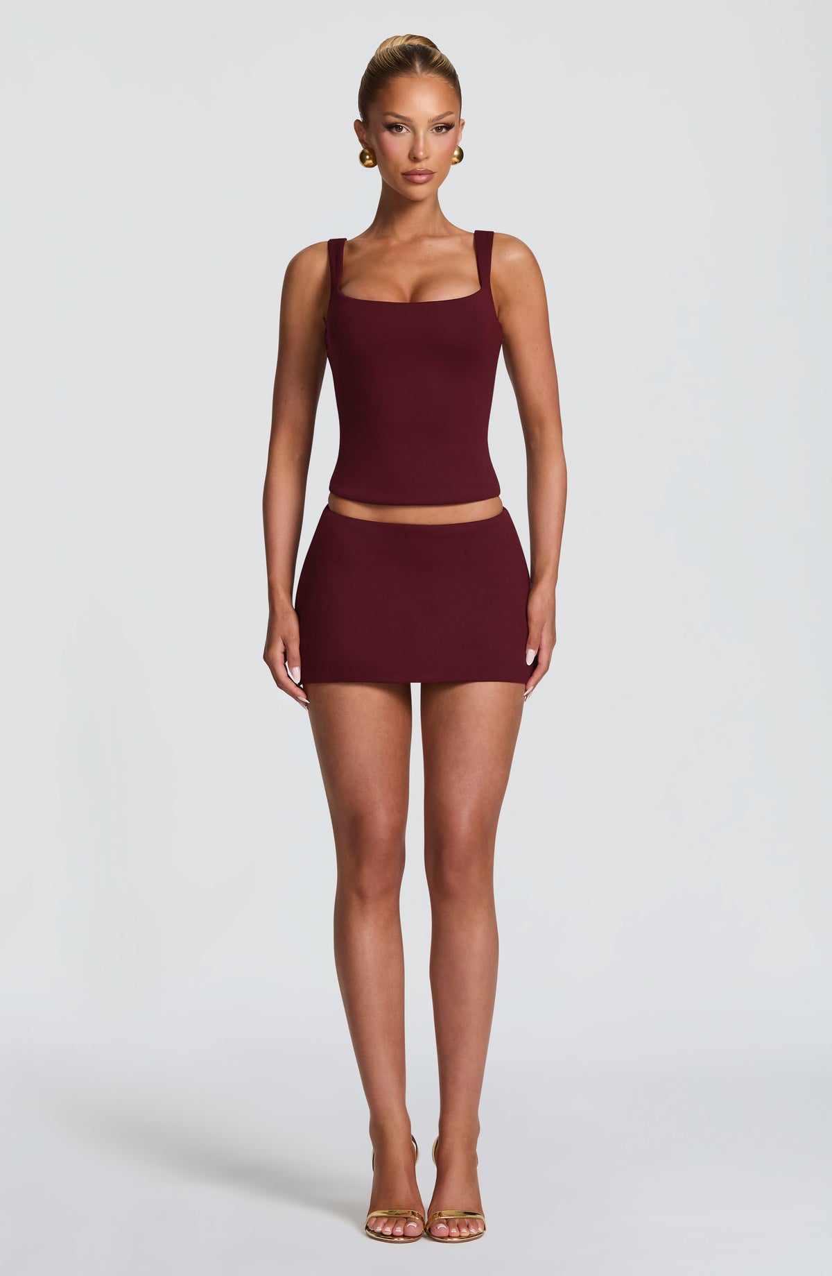 Belavie Mayella Skort - Cherry Lacquer