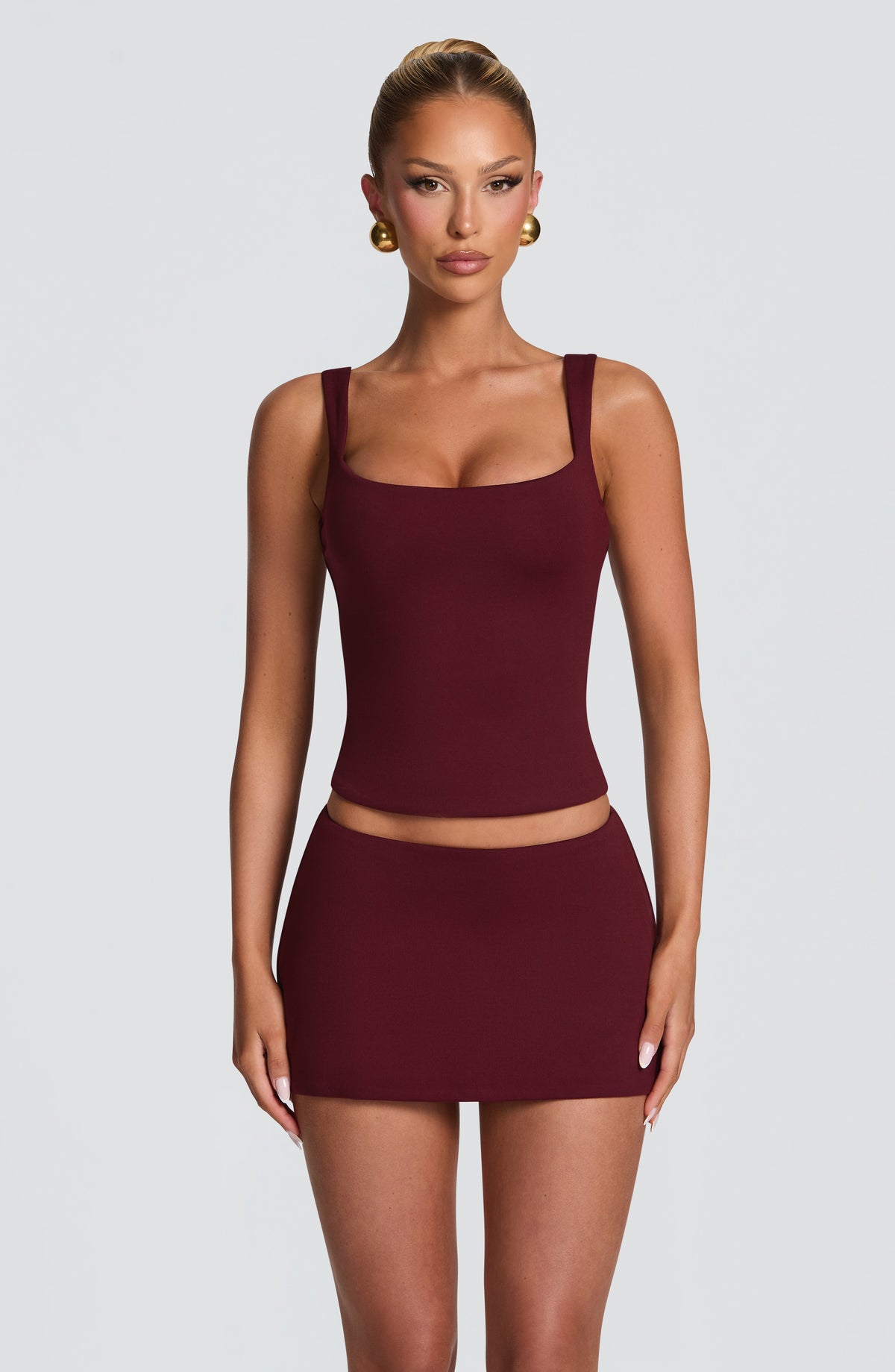 Belavie Mayella Skort - Cherry Lacquer
