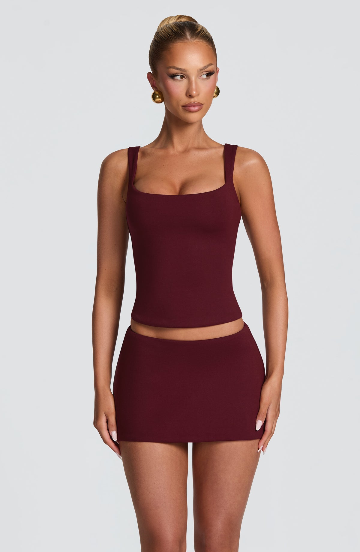 Belavie Mayella Skort - Cherry Lacquer