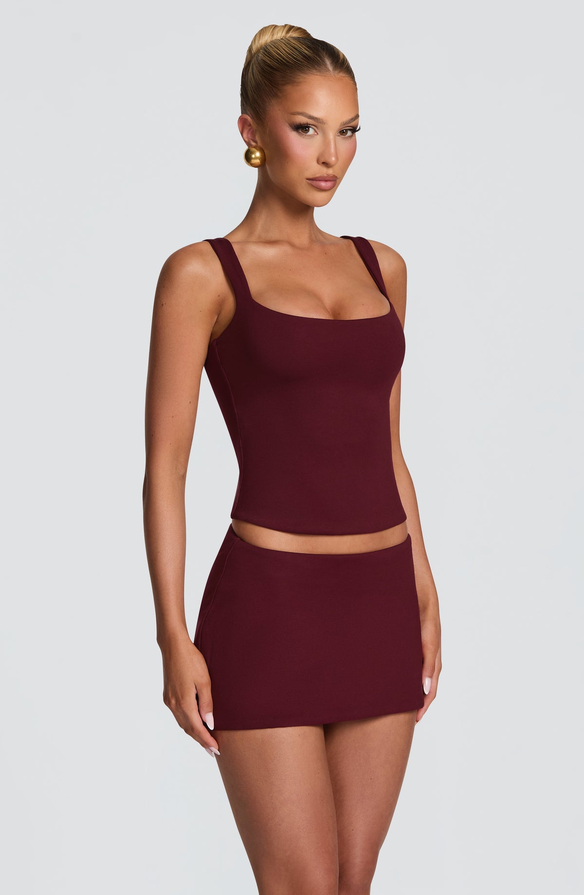 Belavie Mayella Skort - Cherry Lacquer
