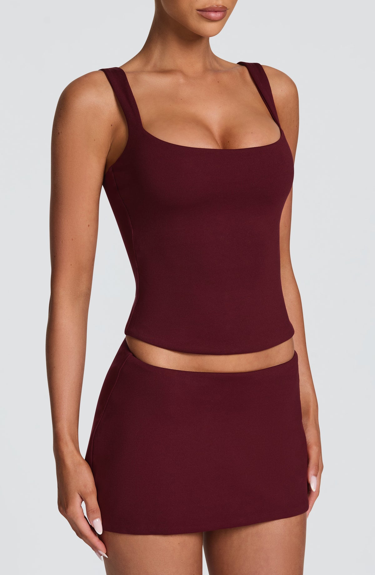 Belavie Mayella Skort - Cherry Lacquer