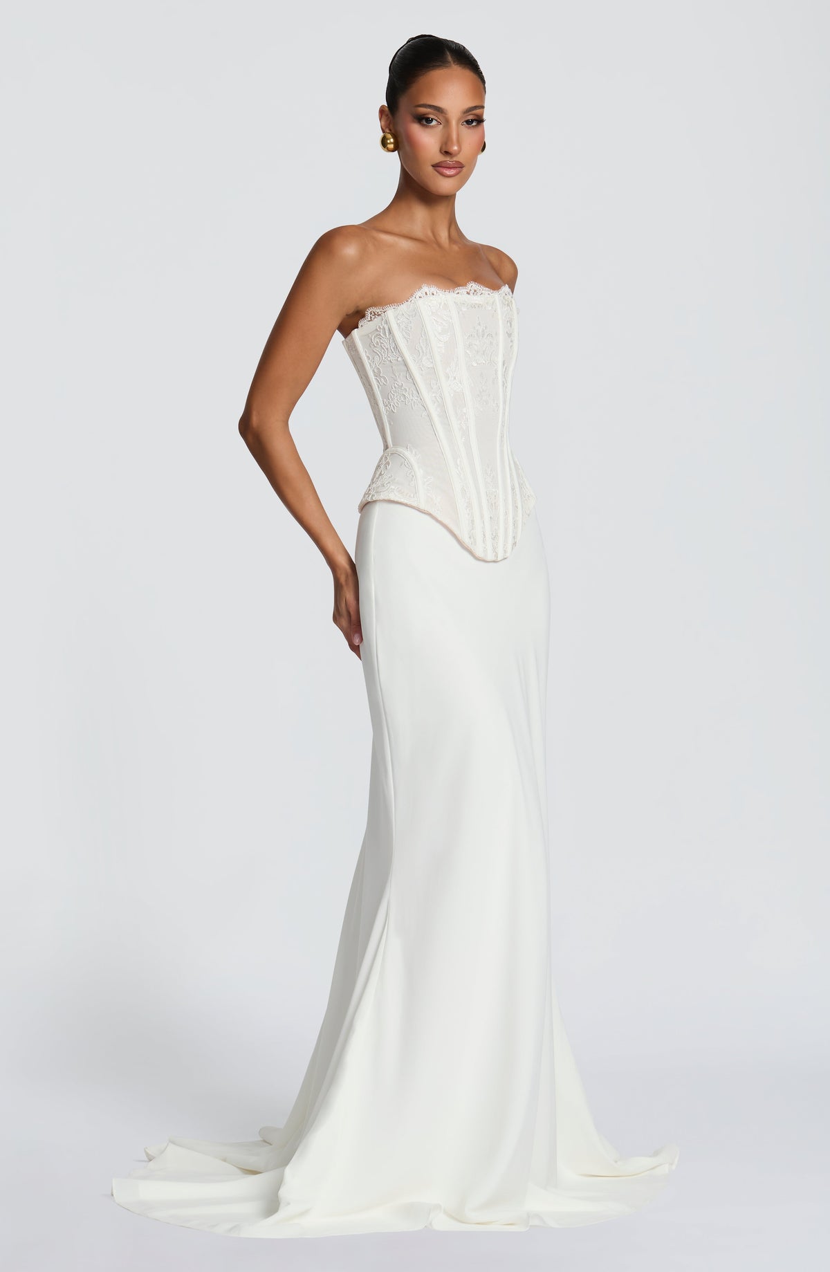Belavie Kaiella Maxi Skirt - Ivory