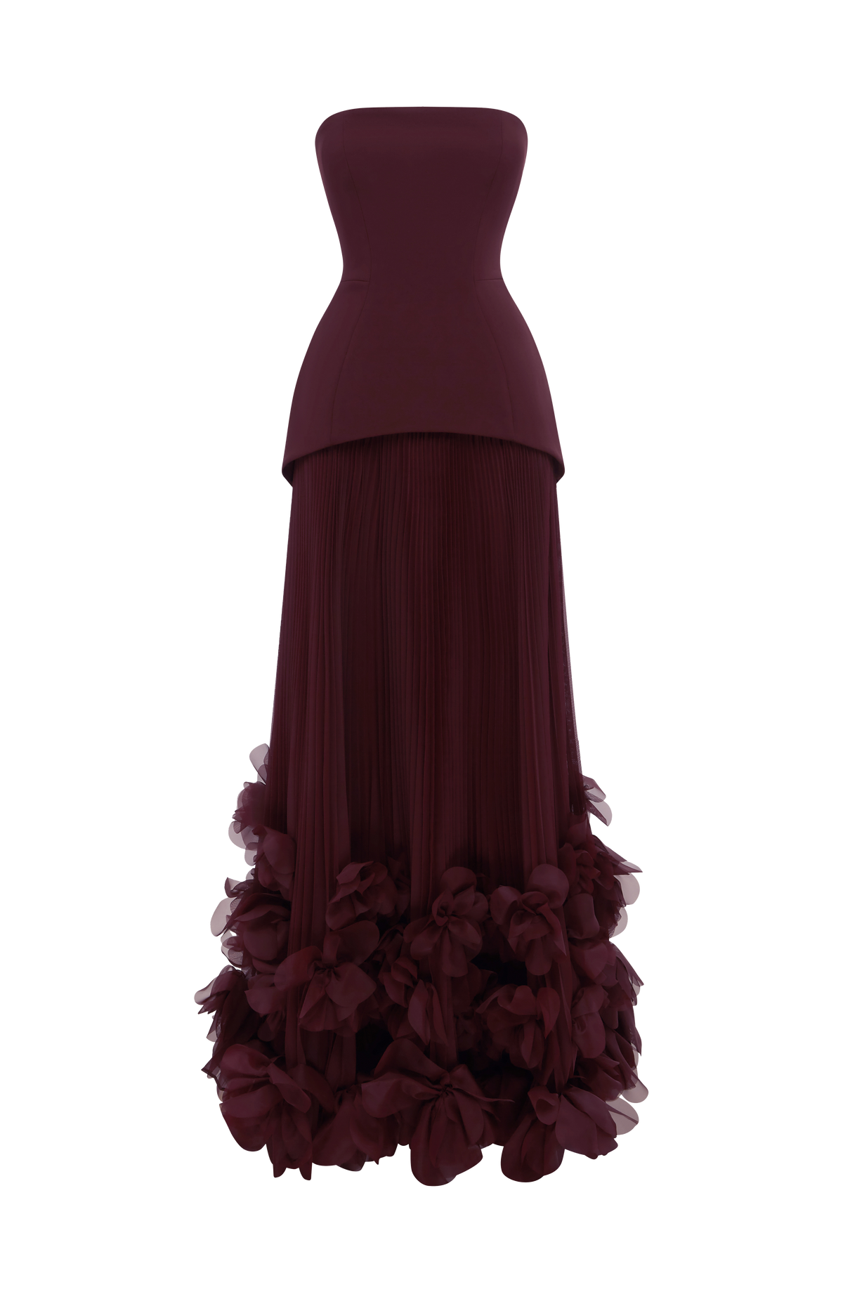 Belavie Seraphinella Gown - Cherry Lacquer