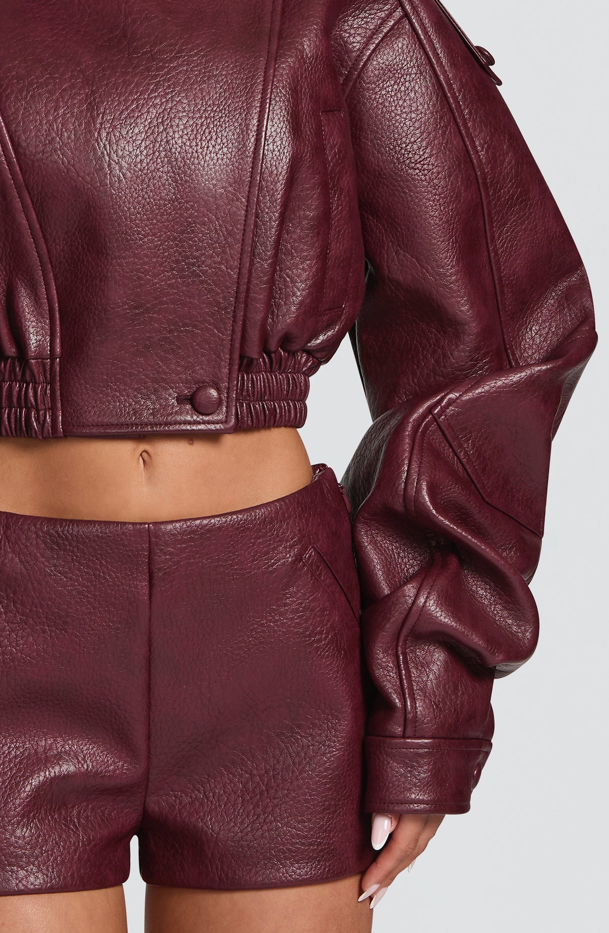Belavie Stepha Shorts - Cherry Lacquer
