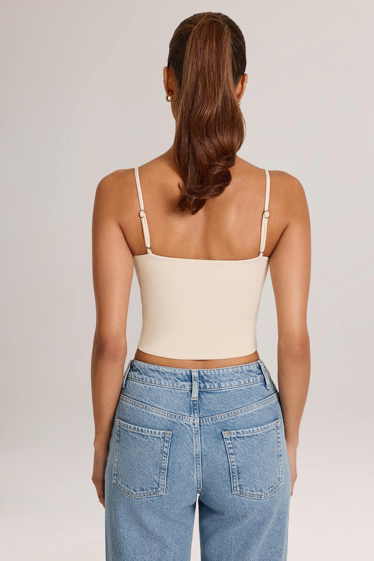 Belavie Ailani Modal Scoop-Neck Tank Top in Ivory